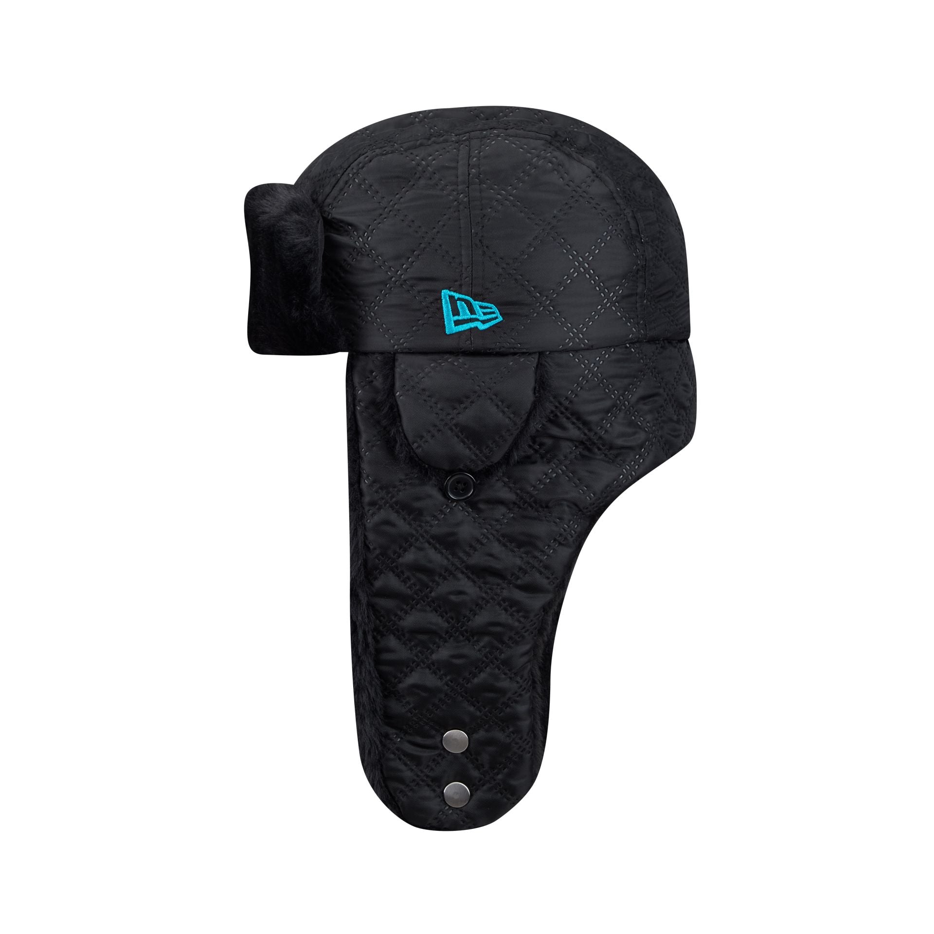 San Jose Sharks Quilted Fashion Trapper Hat - Image 4