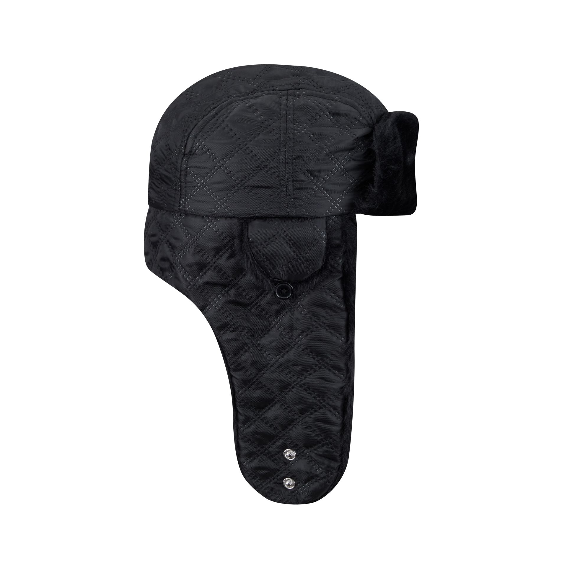 San Jose Sharks Quilted Fashion Trapper Hat - Image 5