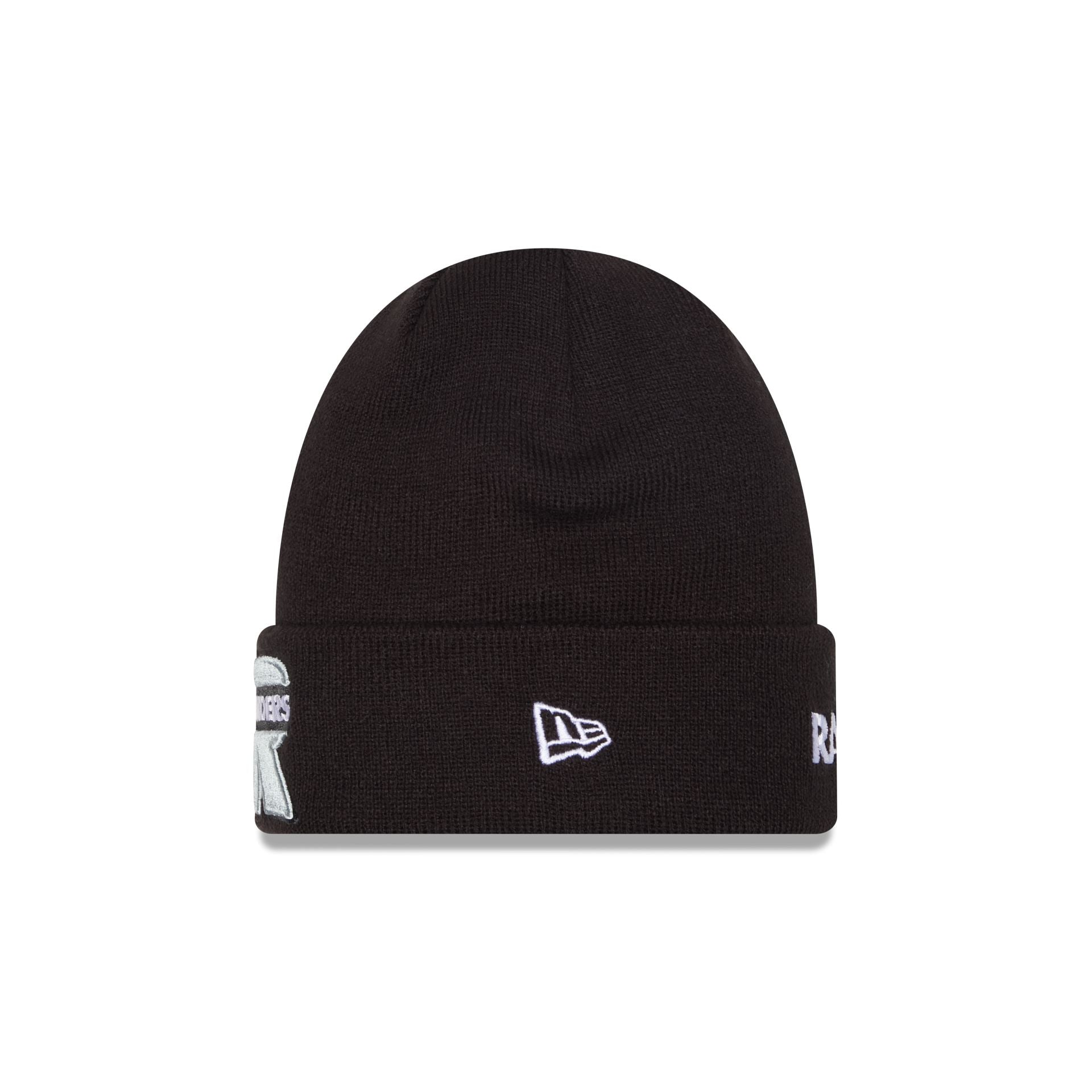 Alternative view of Las Vegas Raiders Deceptor Cuff Knit Beanie
