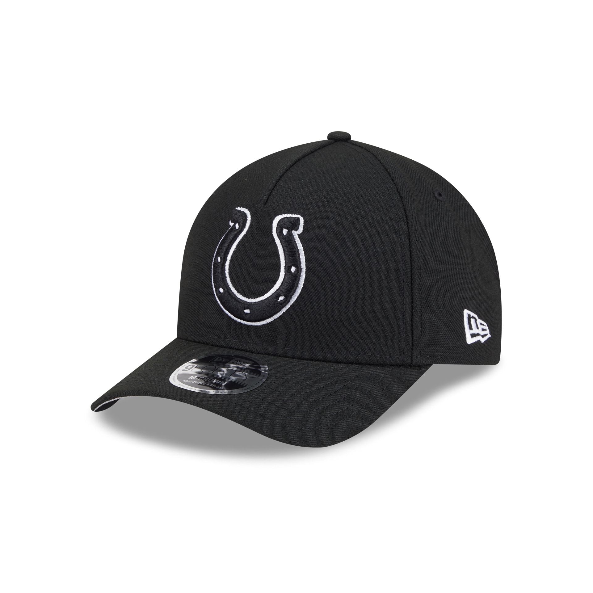 Indianapolis Colts Black & White 9Forty M-Crown A-Frame Snapback Hat