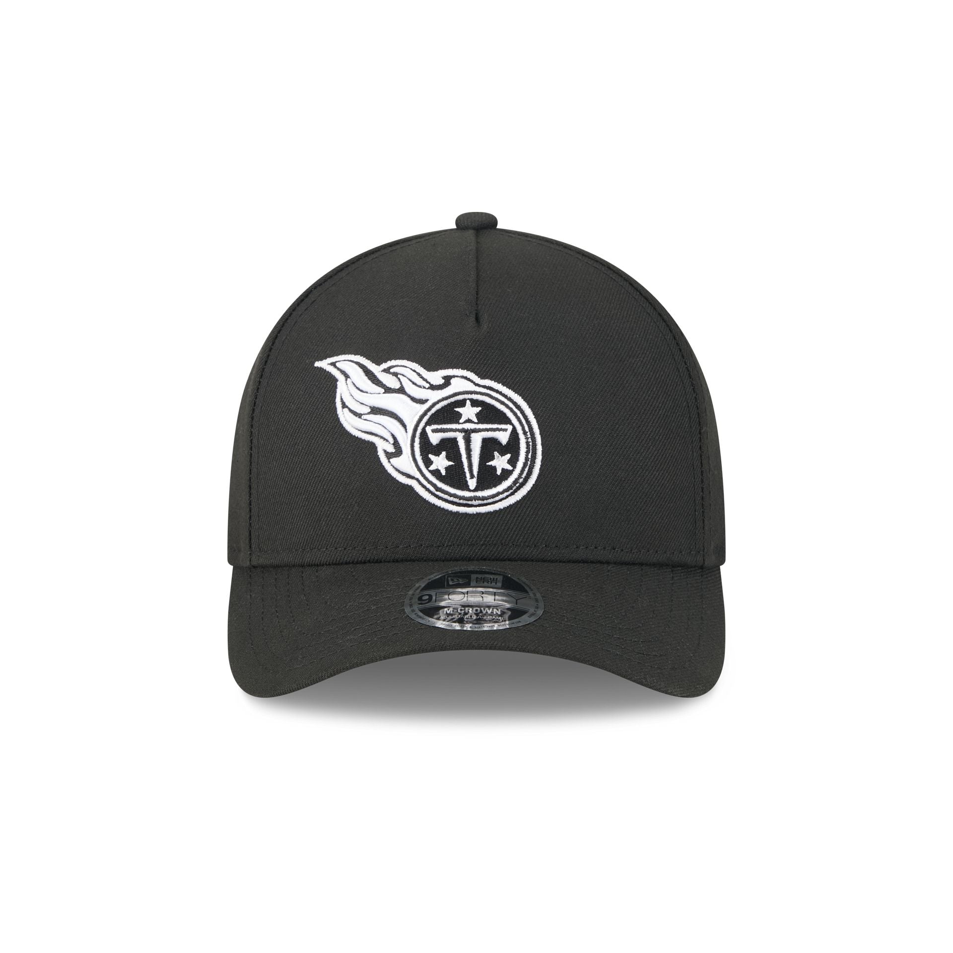 Alternative view of Tennessee Titans Black & White 9Forty M-Crown A-Frame Snapback Hat