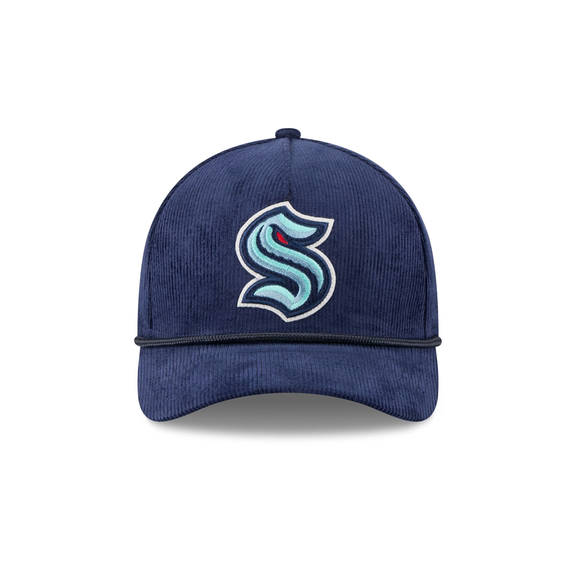 Alternative view of Seattle Kraken Corduroy 9Forty M-Crown A-Frame Snapback Hat