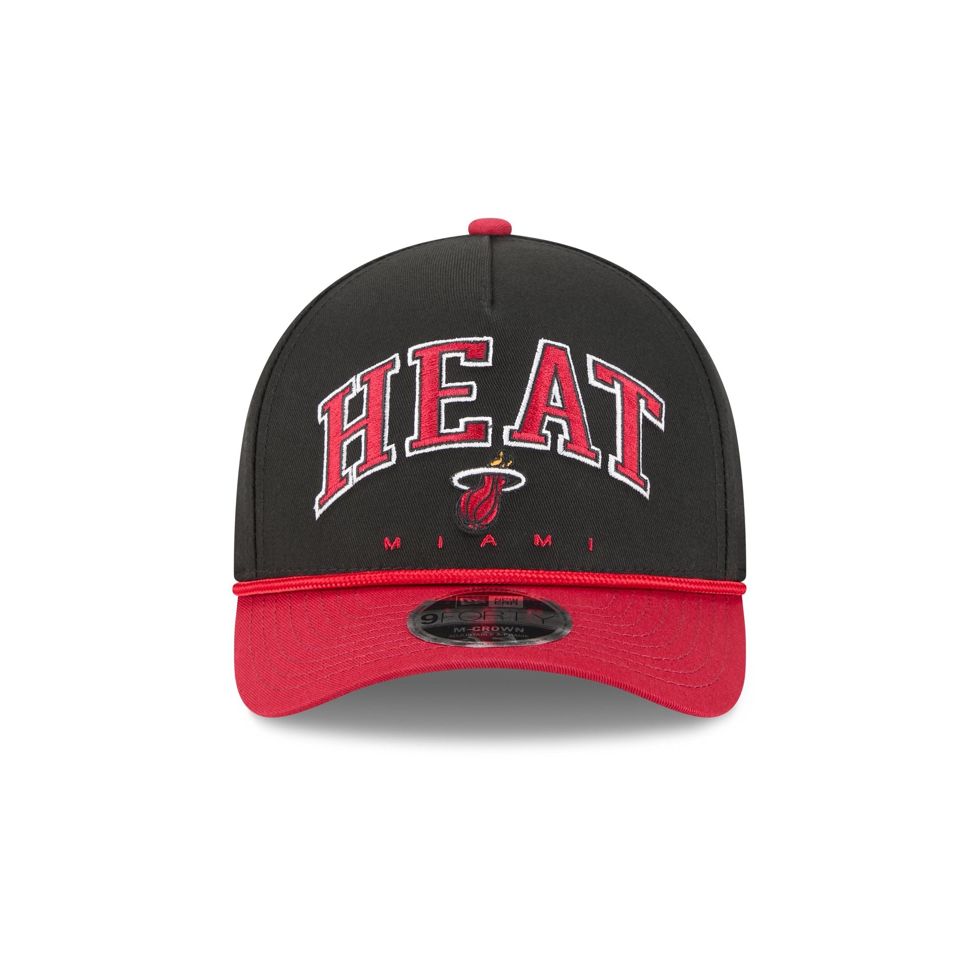 Alternative view of Miami Heat Arch 9Forty M-Crown A-Frame Snapback Hat