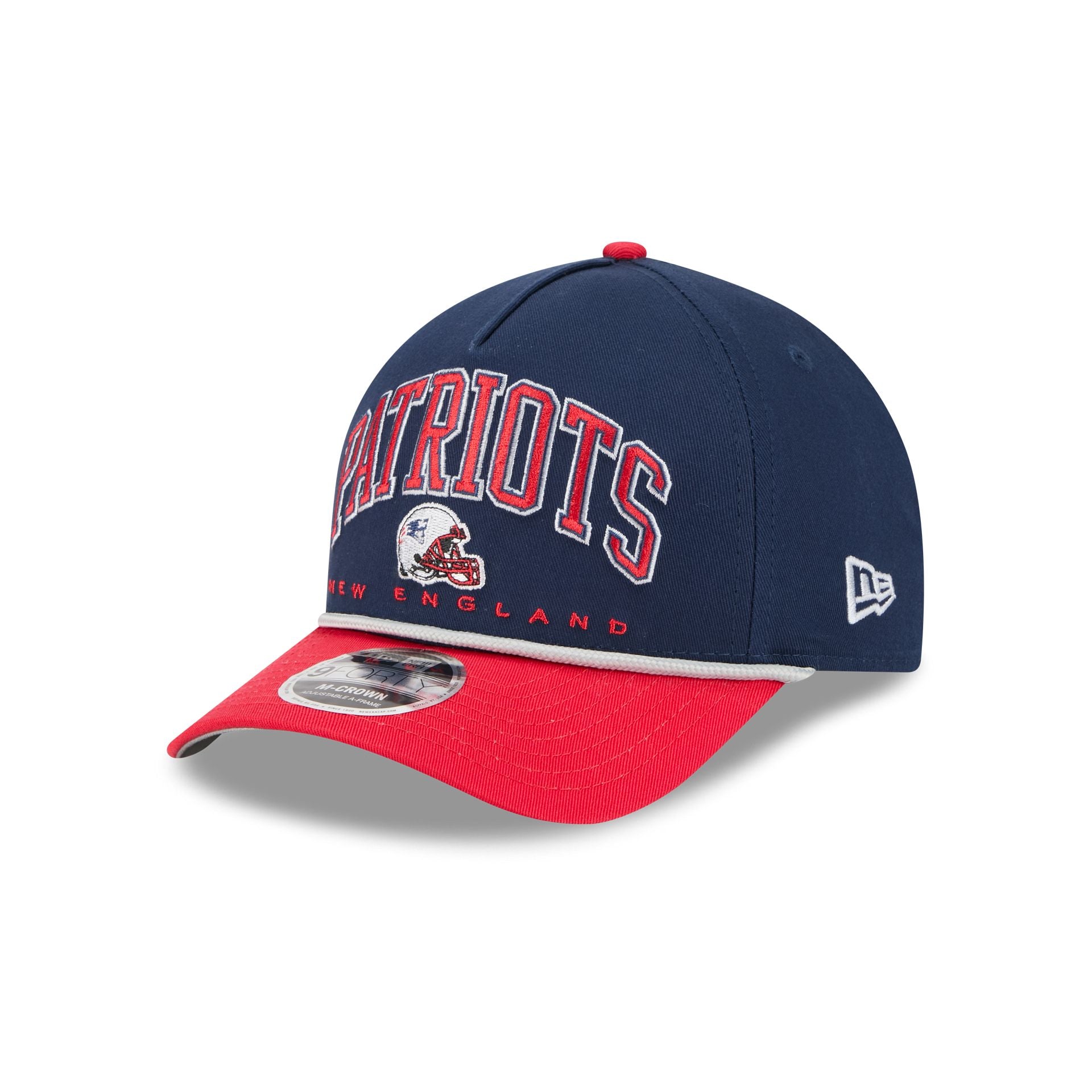 New England Patriots Arch 9Forty M-Crown A-Frame Snapback Hat