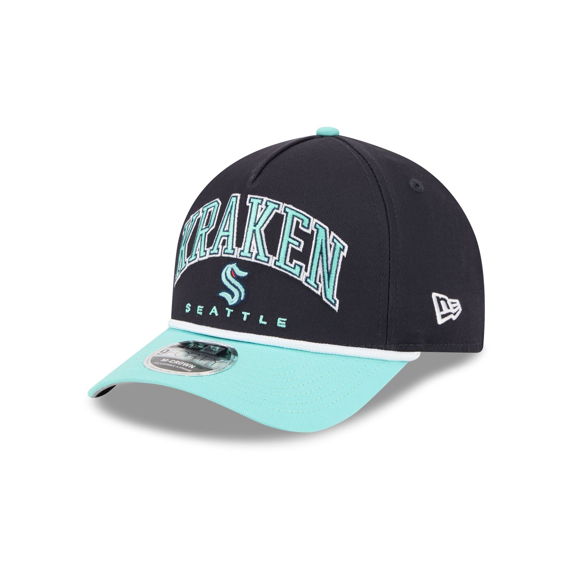 Seattle Kraken Arch 9Forty M-Crown A-Frame Snapback Hat