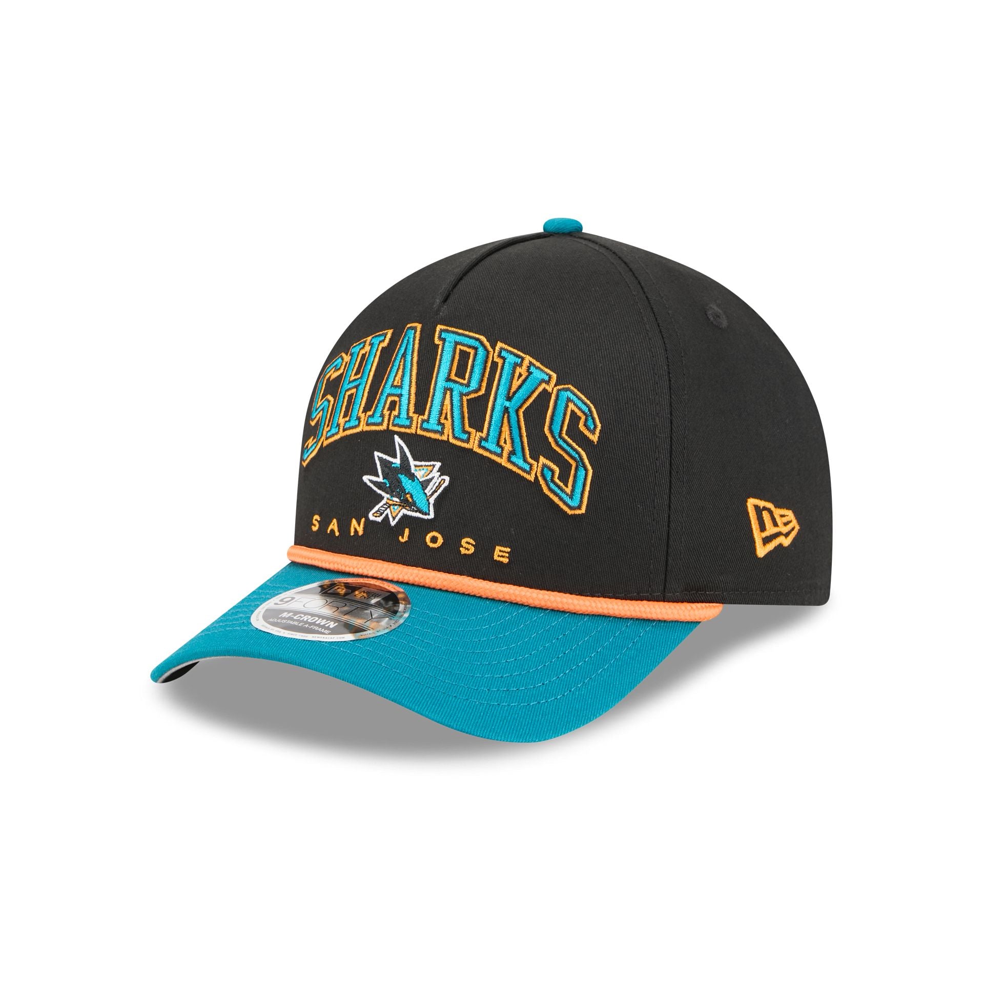 San Jose Sharks Arch 9Forty M-Crown A-Frame Snapback Hat