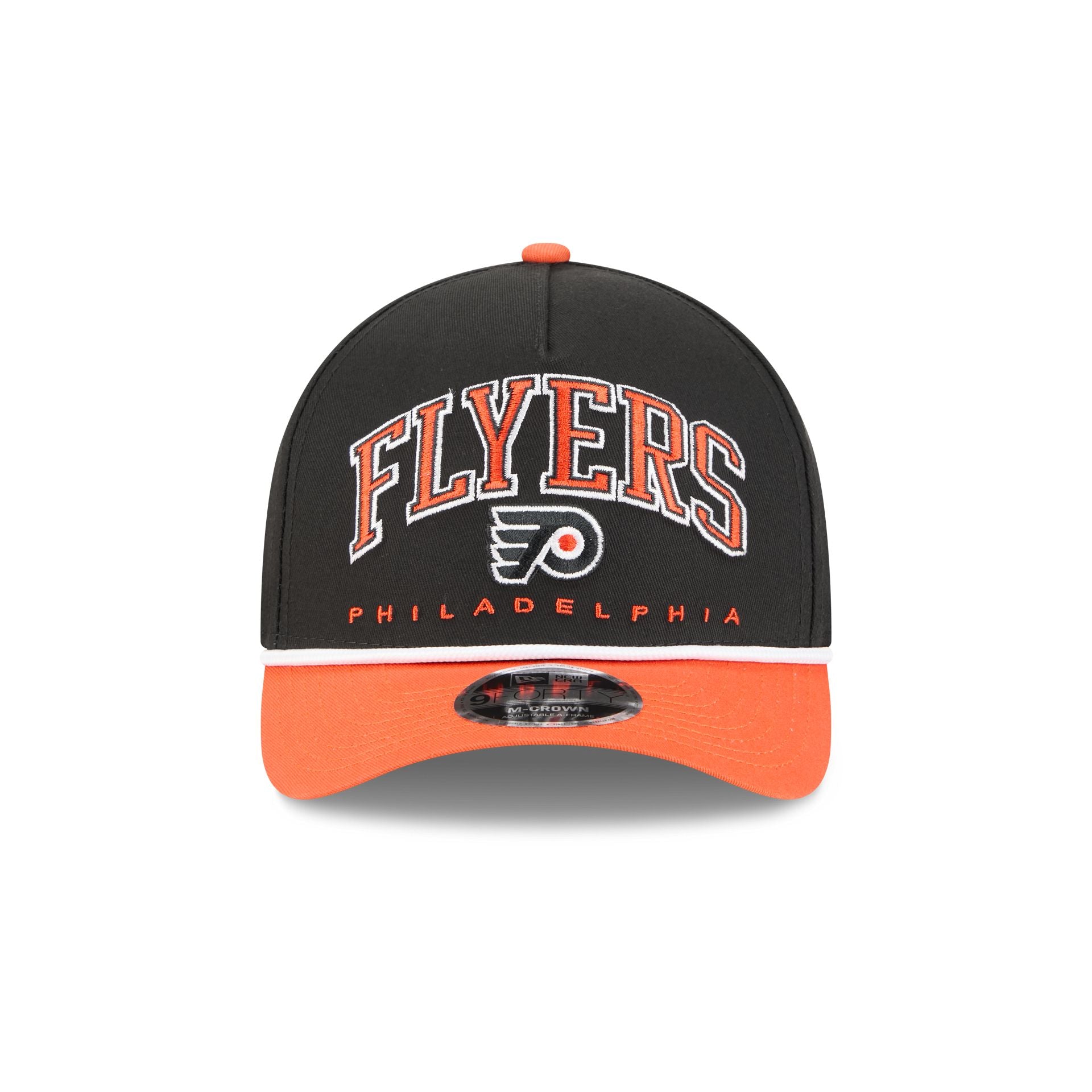 Alternative view of Philadelphia Flyers Arch 9Forty M-Crown A-Frame Snapback Hat