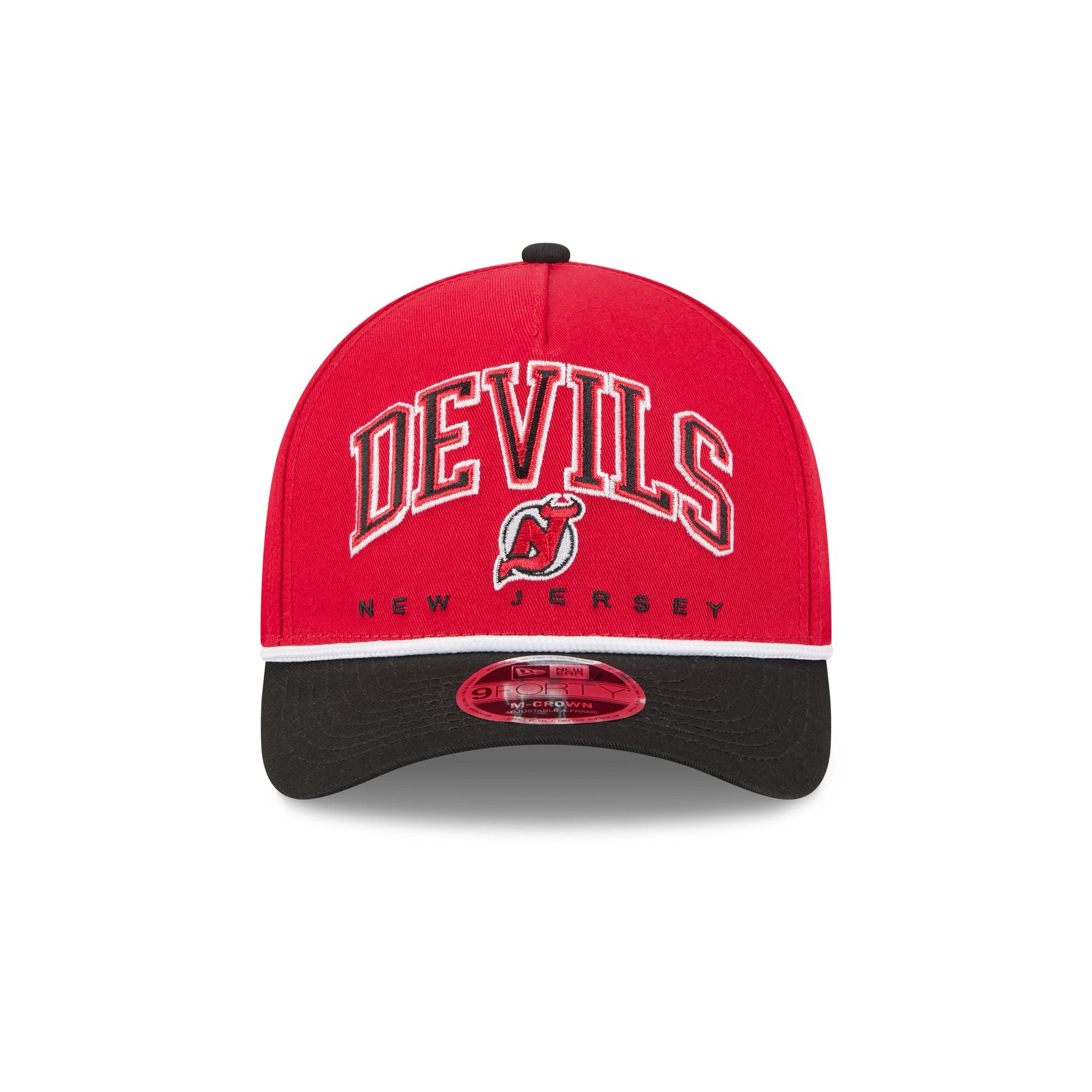 Alternative view of New Jersey Devils Arch 9Forty M-Crown A-Frame Snapback Hat