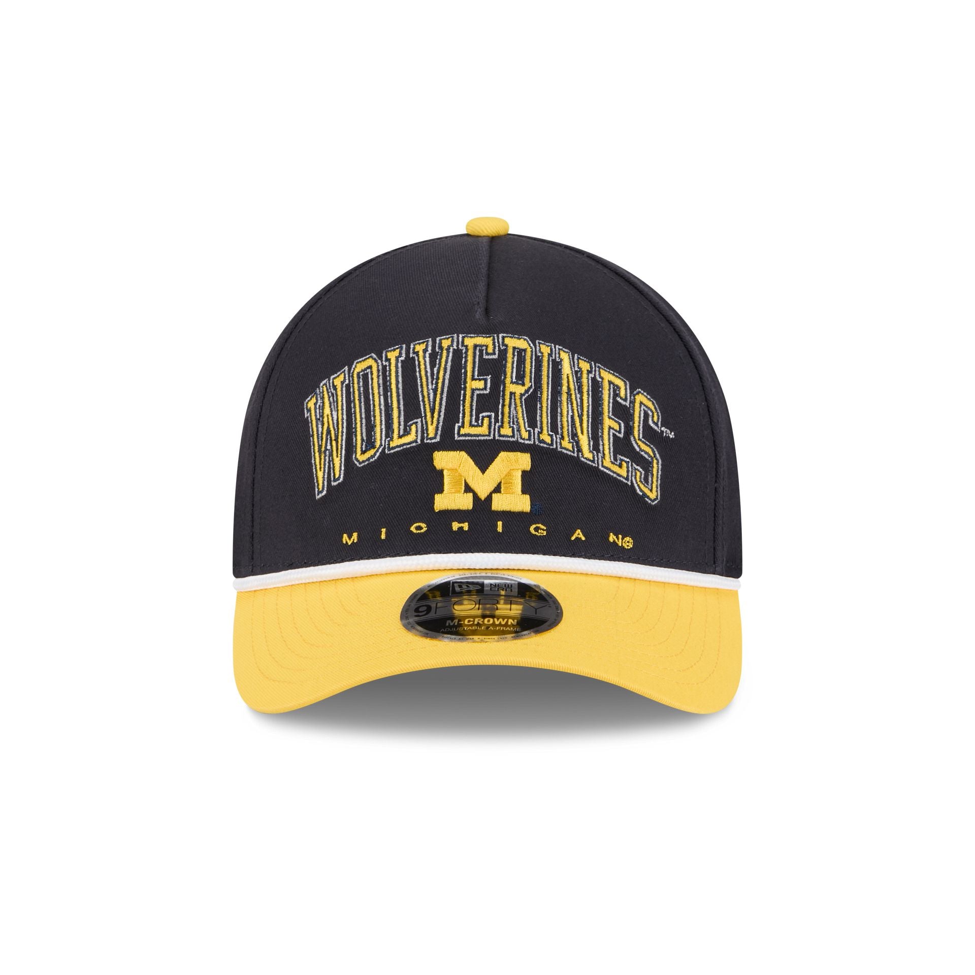 Alternative view of Michigan Wolverines Arch 9Forty M-Crown A-Frame Snapback Hat
