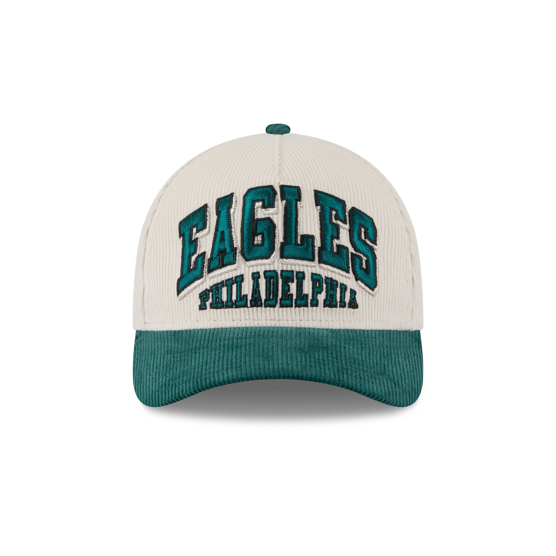 Alternative view of Philadelphia Eagles Stacked Corduroy 9Forty M-Crown A-Frame Snapback Hat