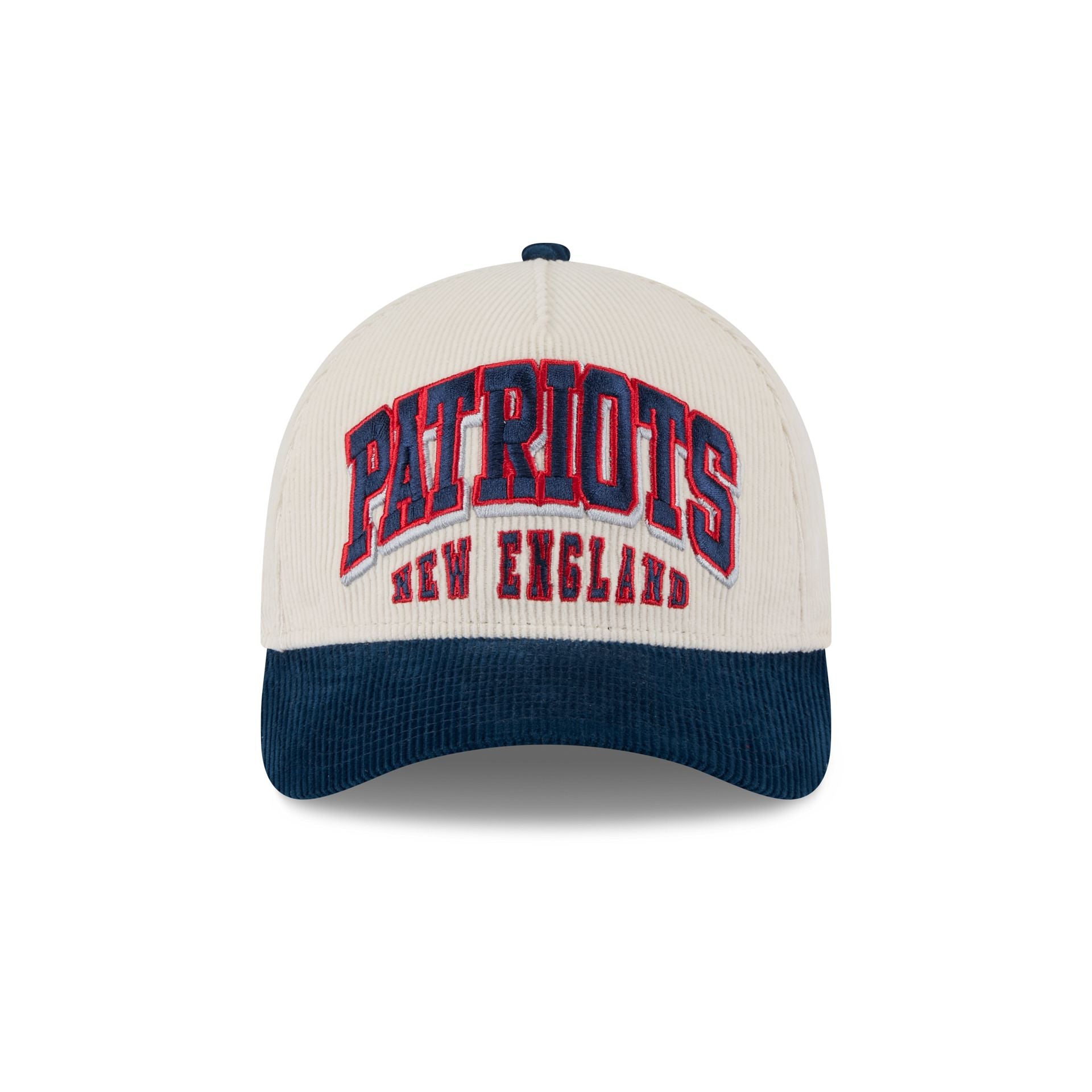 Alternative view of New England Patriots Stacked Corduroy 9Forty M-Crown A-Frame Snapback Hat