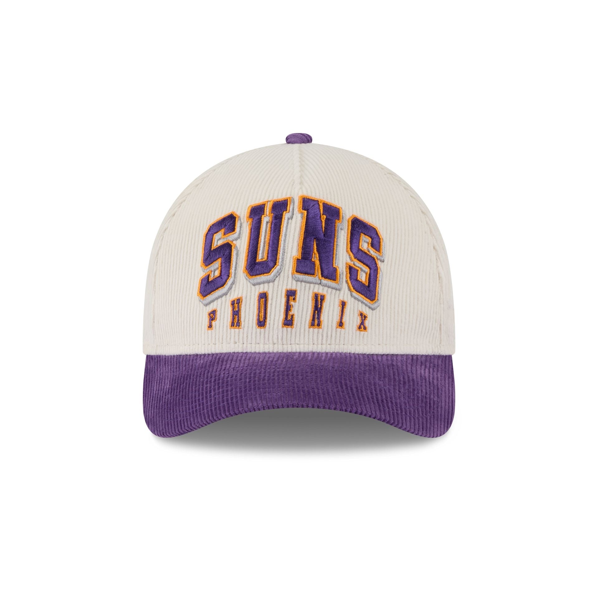 Alternative view of Phoenix Suns Stacked Corduroy 9Forty M-Crown A-Frame Snapback Hat