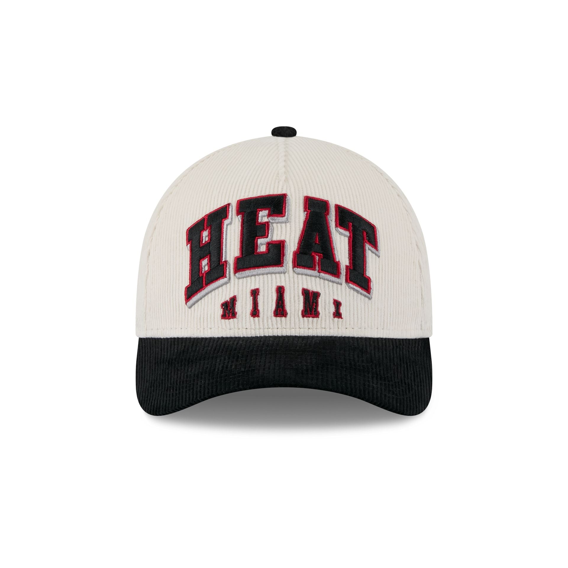 Alternative view of Miami Heat Stacked Corduroy 9Forty M-Crown A-Frame Snapback Hat
