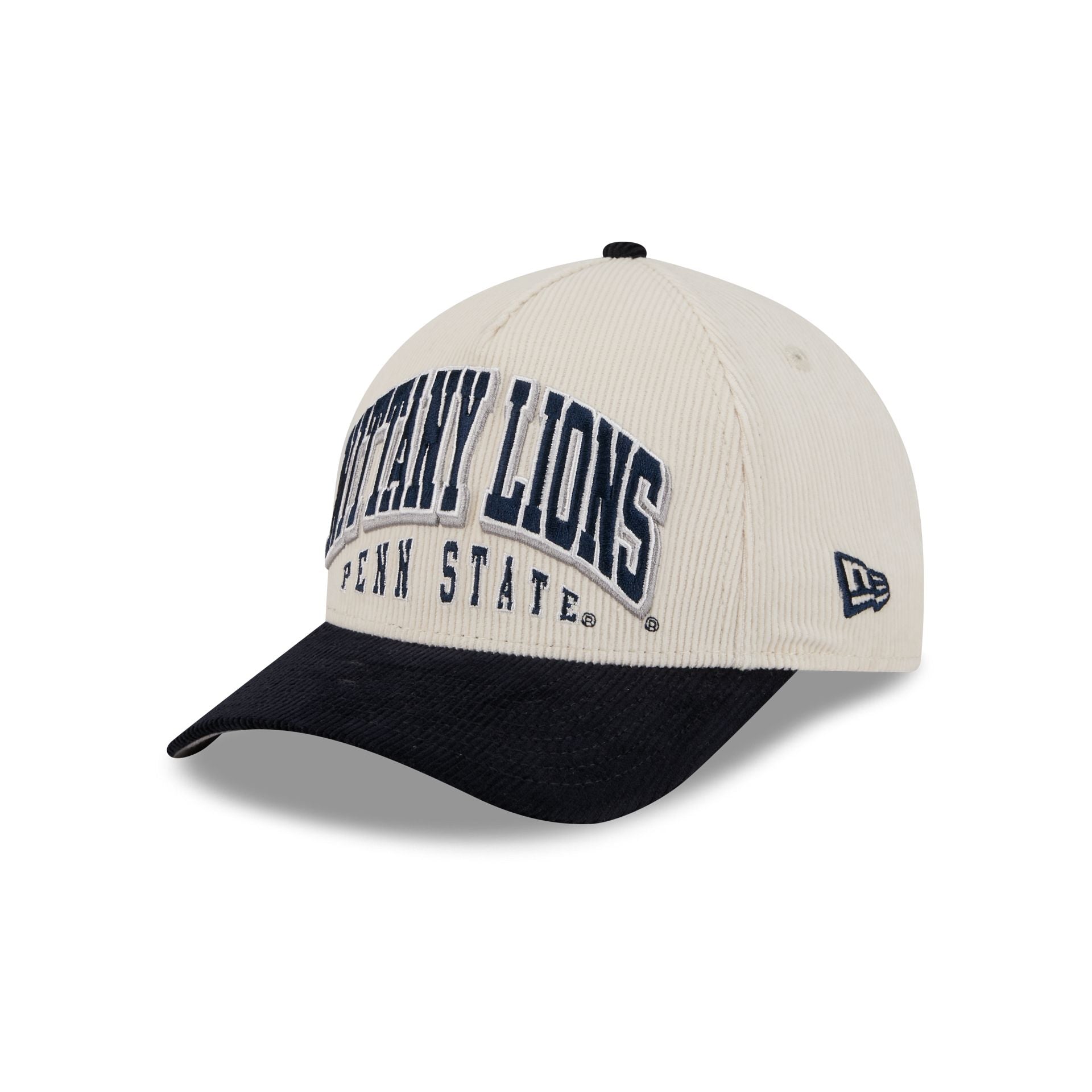 Penn State Nittany Lions Stacked Corduroy 9Forty M-Crown A-Frame Snapback Hat - Image 3