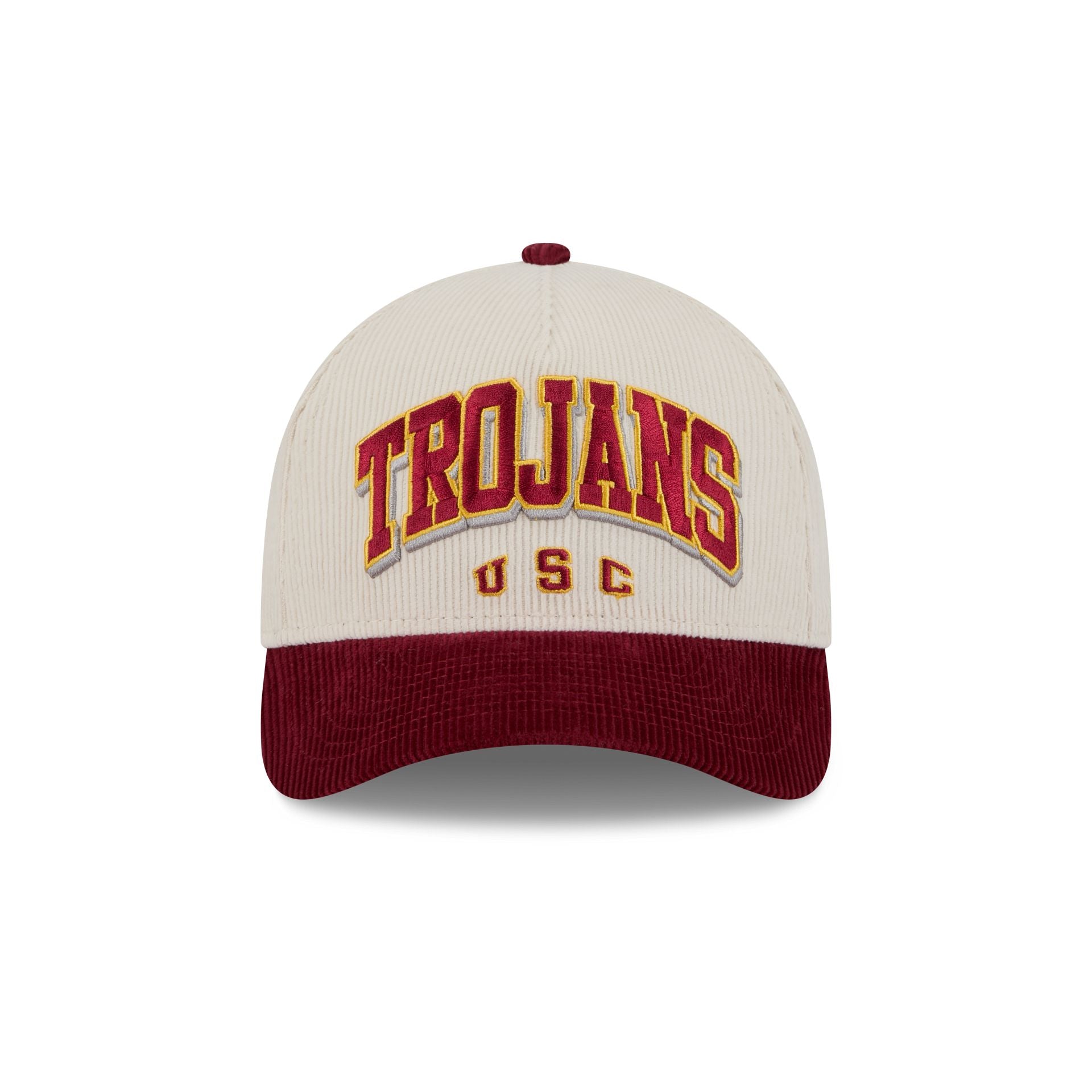 Alternative view of Usc Trojans Stacked Corduroy 9Forty M-Crown A-Frame Snapback Hat