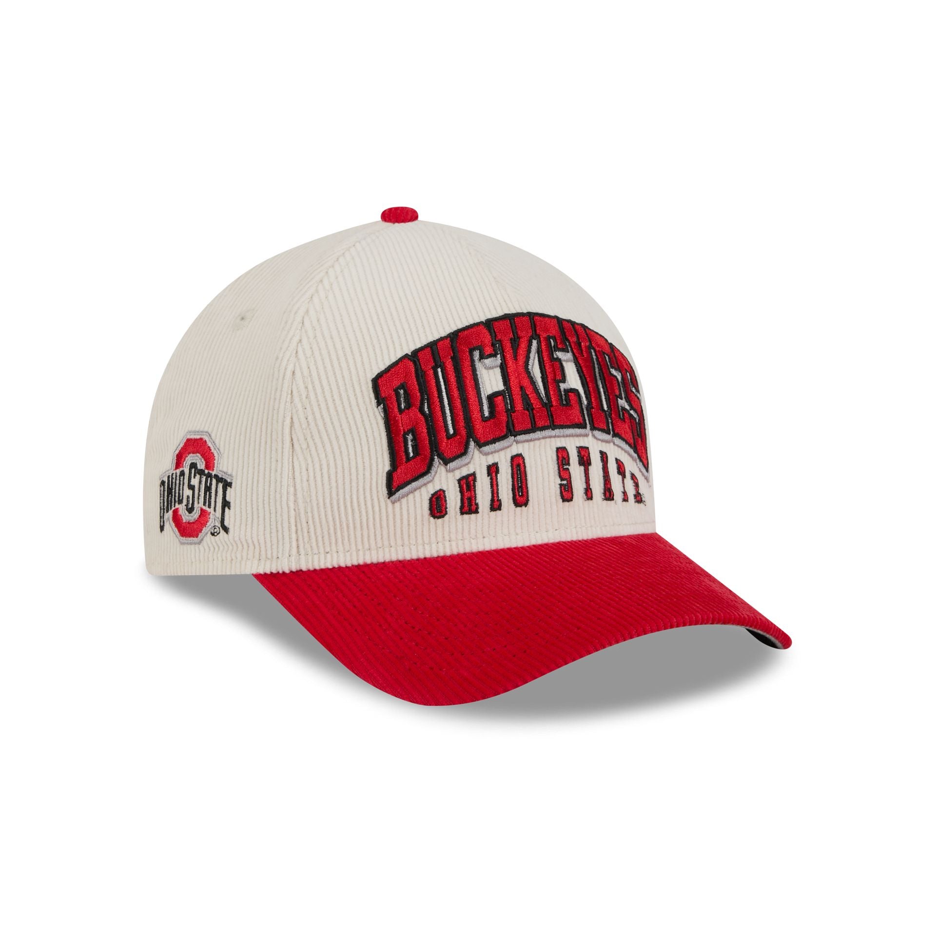 Ohio State Buckeyes Stacked Corduroy 9Forty M-Crown A-Frame Snapback Hat