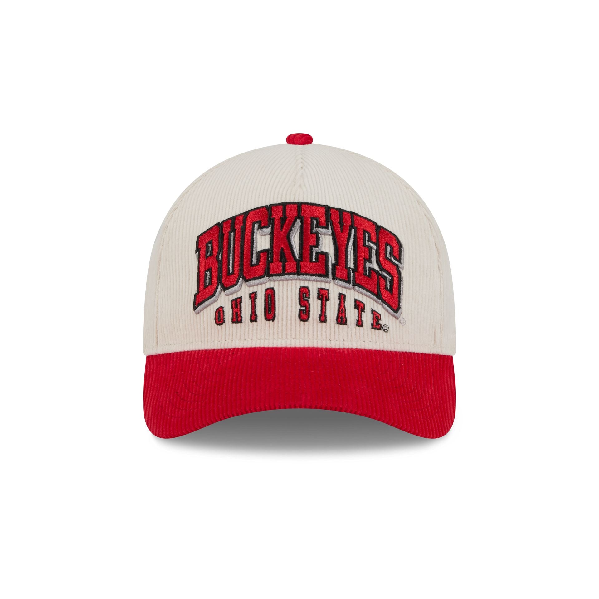 Alternative view of Ohio State Buckeyes Stacked Corduroy 9Forty M-Crown A-Frame Snapback Hat