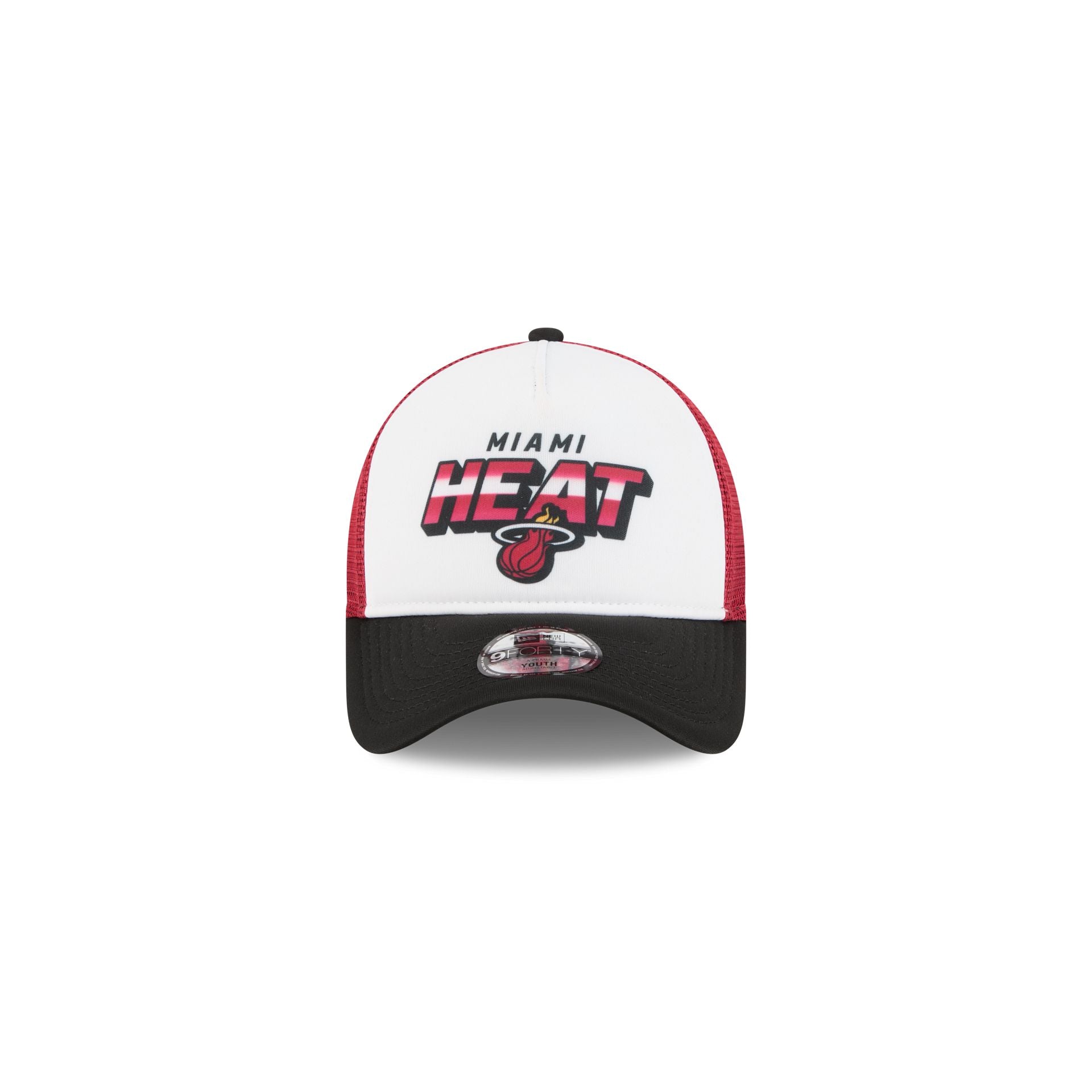 Alternative view of Miami Heat Shine Kids 9Forty A-Frame Trucker Hat