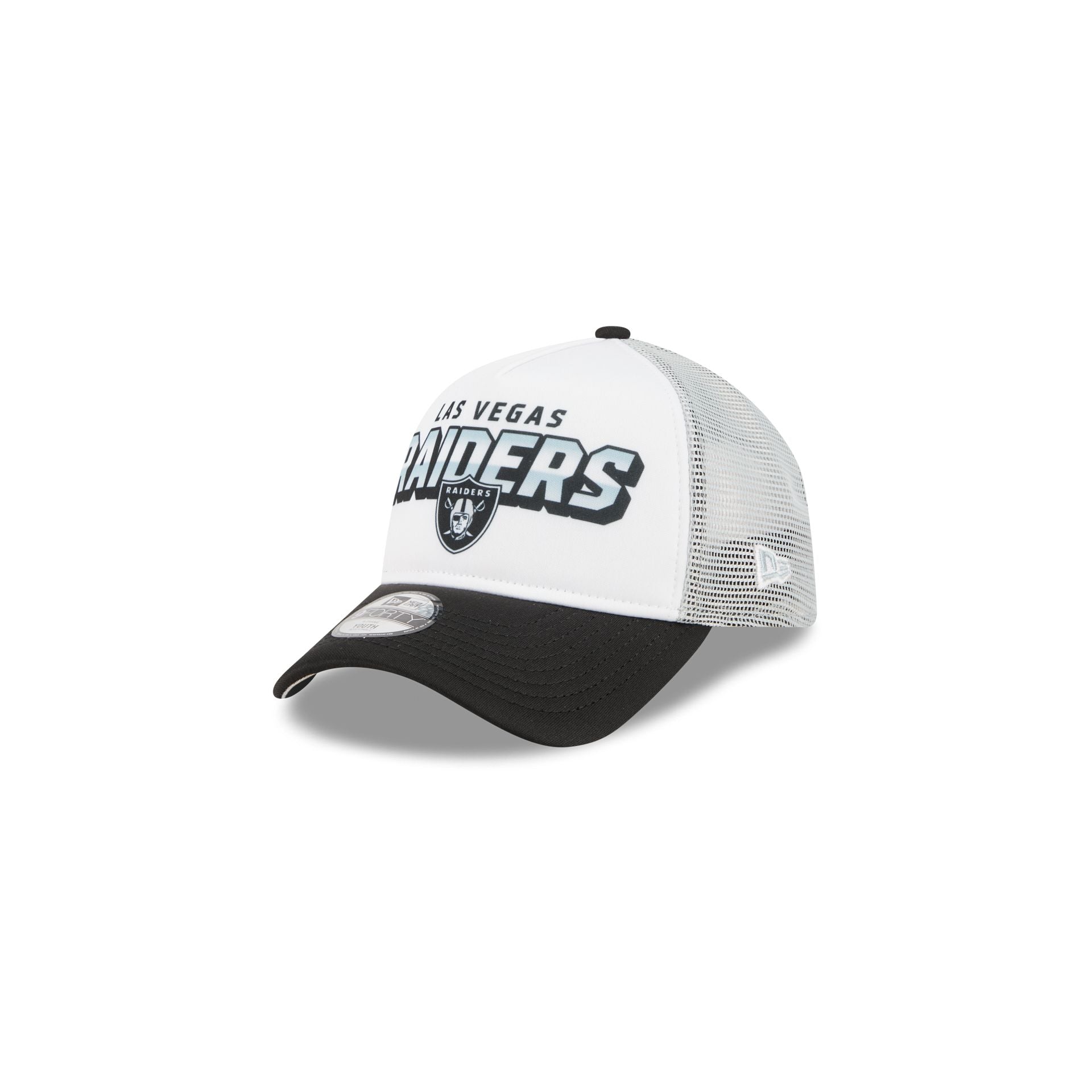 Las Vegas Raiders Shine Kids 9Forty A-Frame Trucker Hat