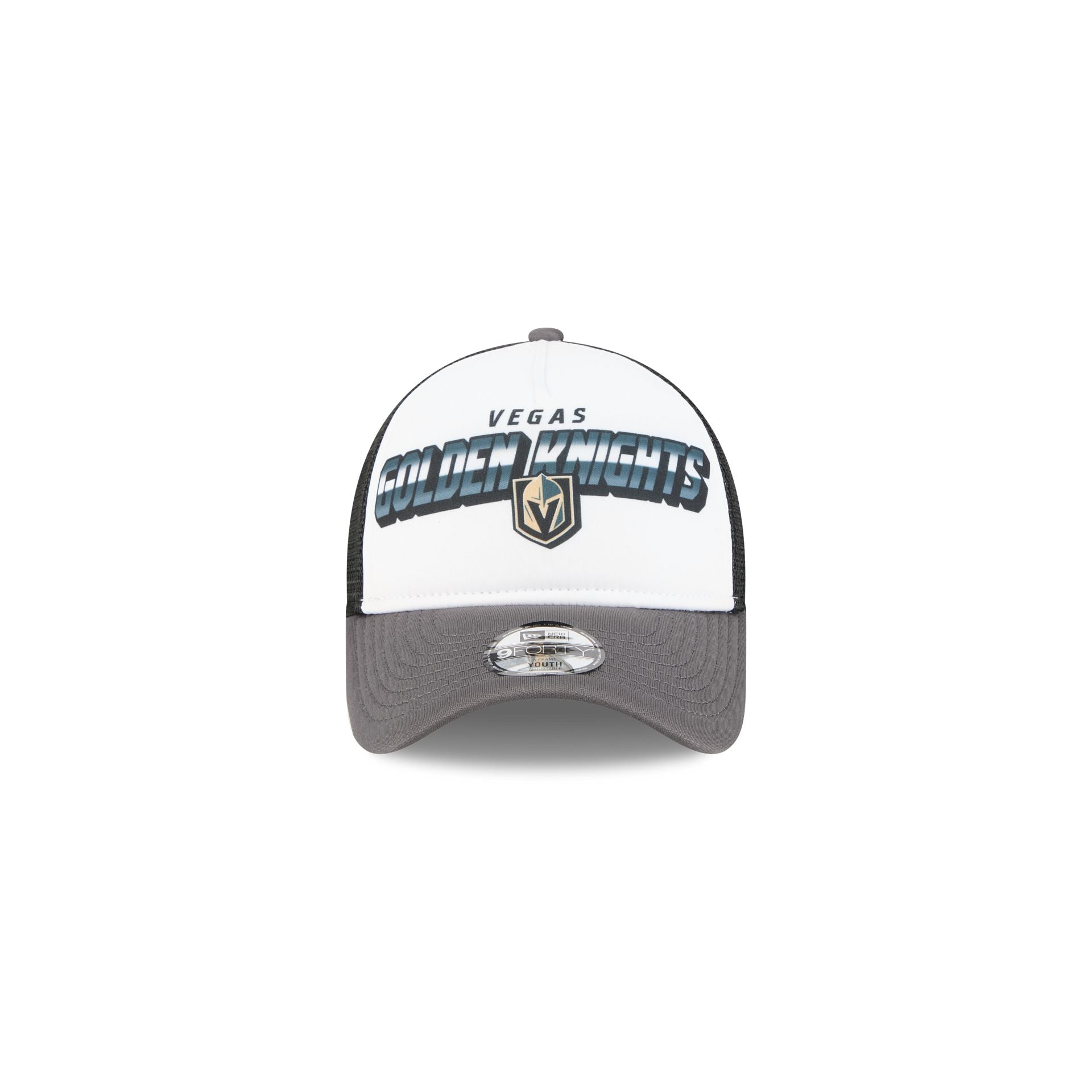 Alternative view of Vegas Golden Knights Shine Kids 9Forty A-Frame Trucker Hat
