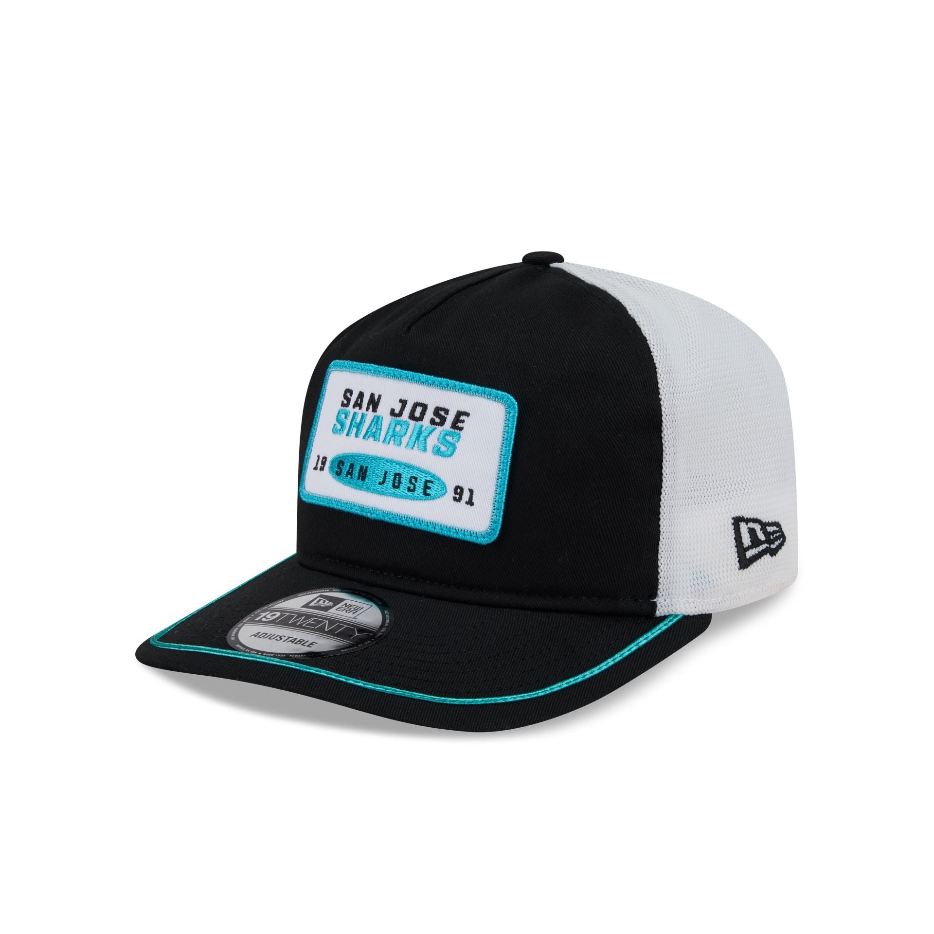 San Jose Sharks Patch 19Twenty Trucker Hat