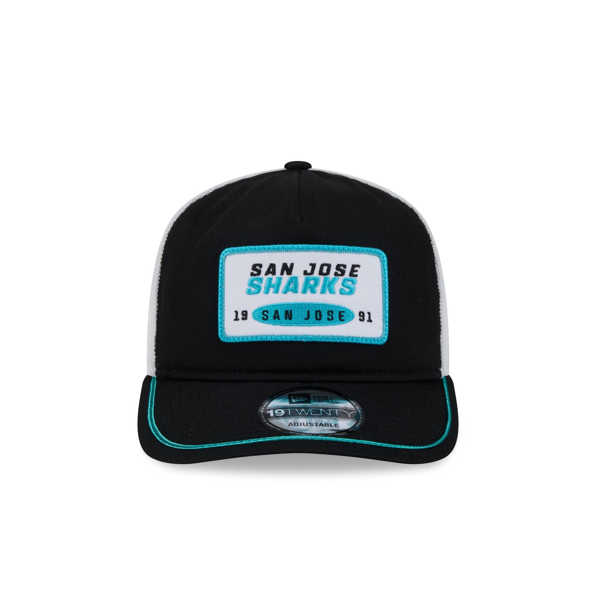 Alternative view of San Jose Sharks Patch 19Twenty Trucker Hat
