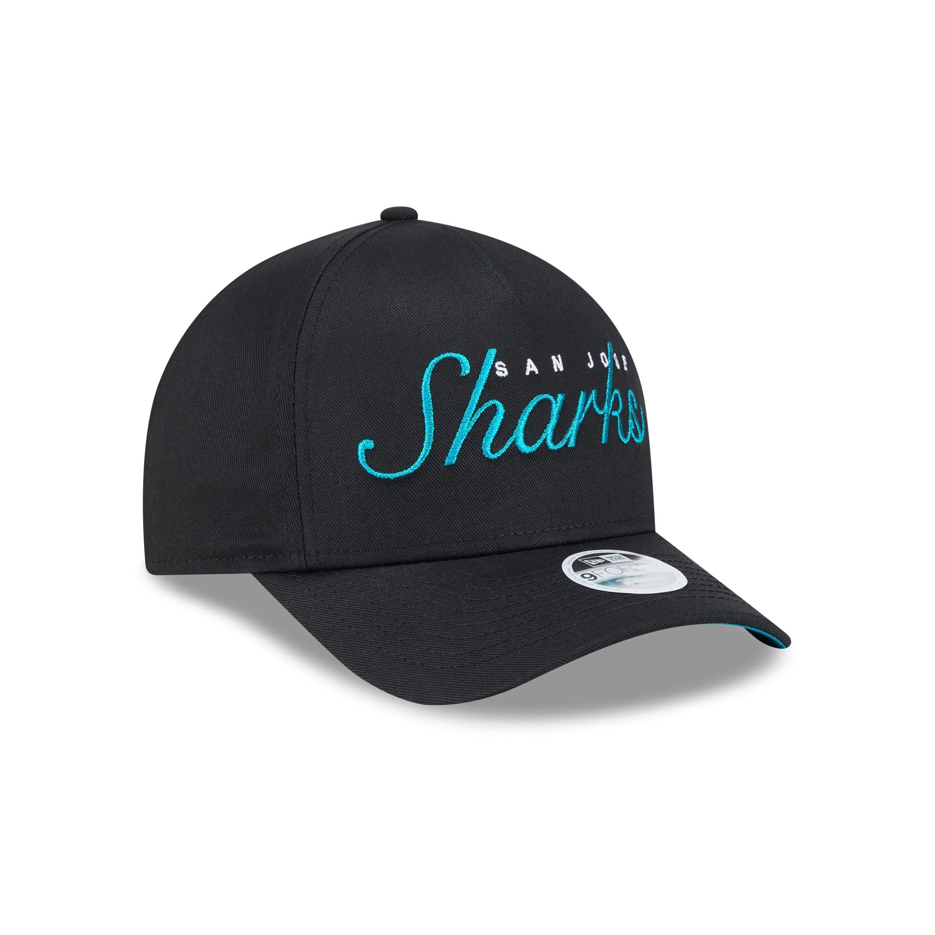 San Jose Sharks Metallic Women's 9Forty M-Crown A-Frame Snapback Hat - Image 3