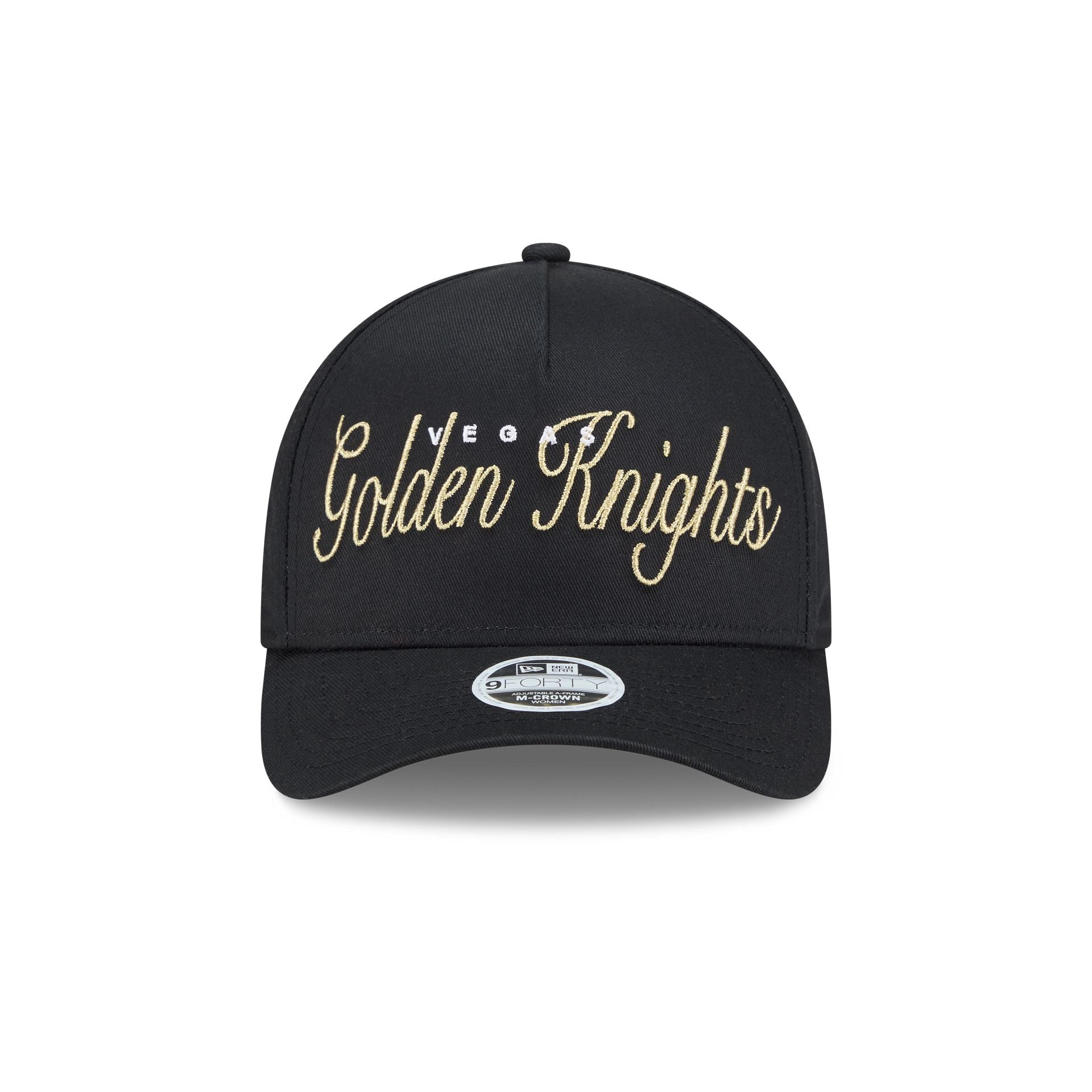 Alternative view of Vegas Golden Knights Metallic Women's 9Forty M-Crown A-Frame Snapback Hat