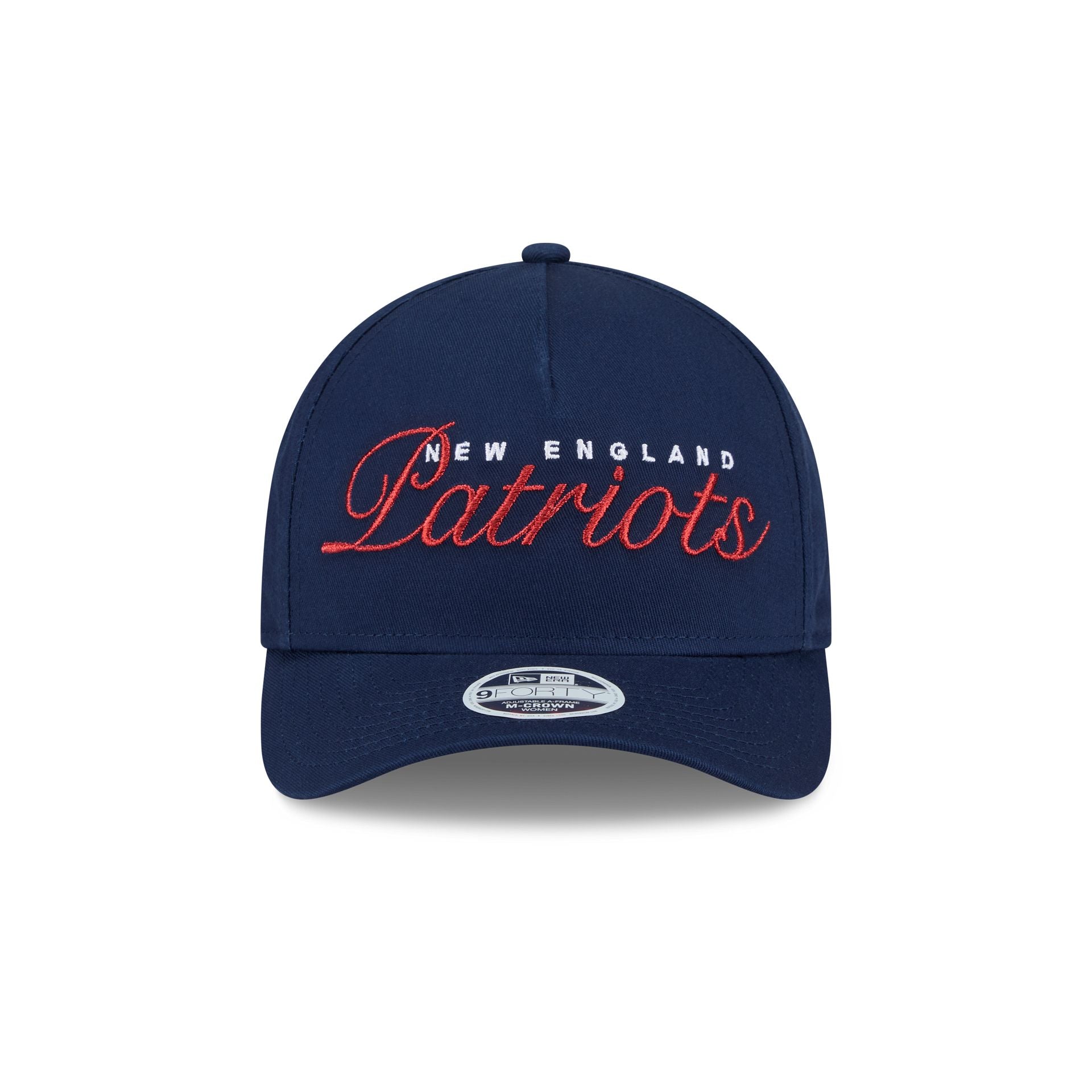Alternative view of New England Patriots Metallic Women's 9Forty M-Crown A-Frame Snapback Hat