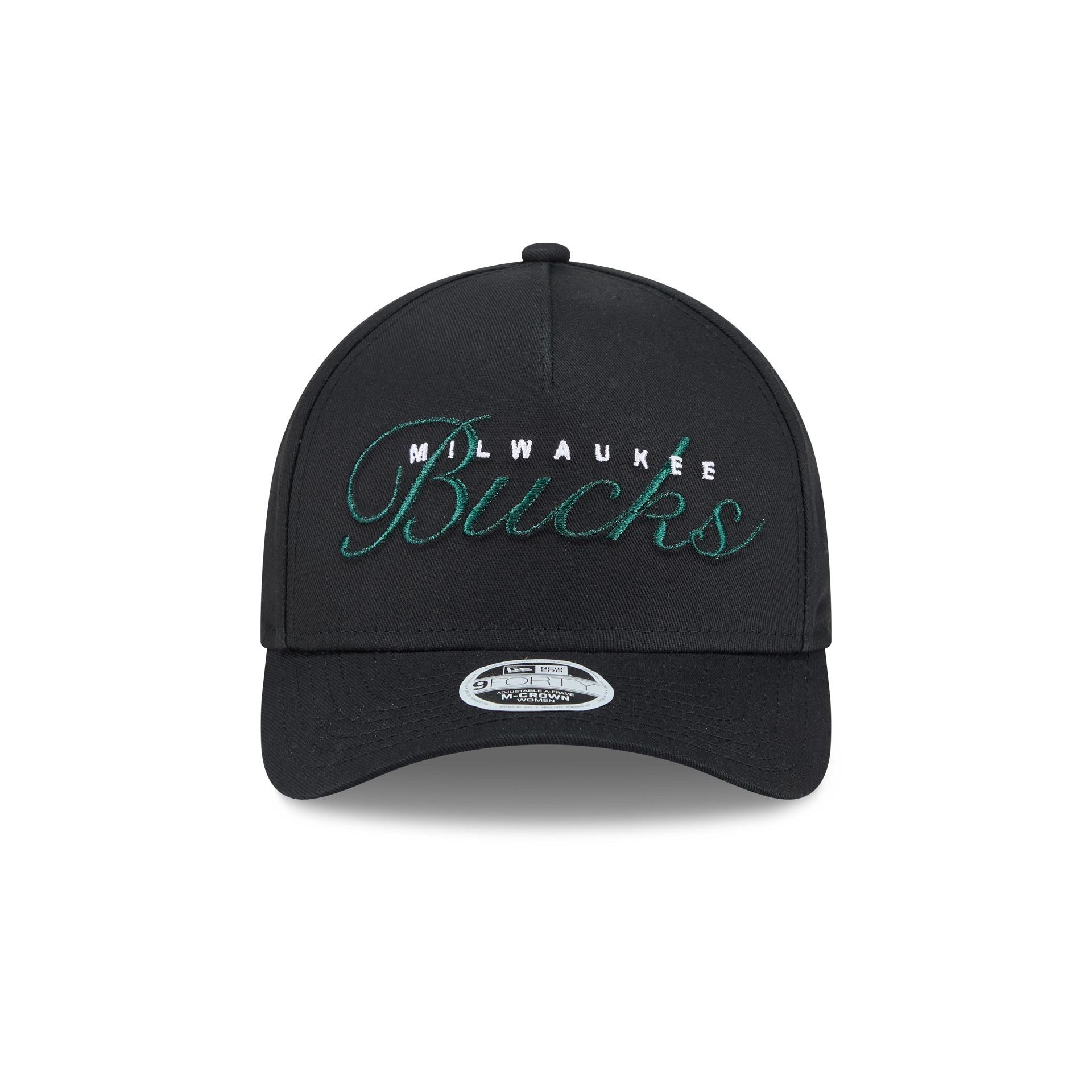 Alternative view of Milwaukee Bucks Metallic Women's 9Forty M-Crown A-Frame Snapback Hat