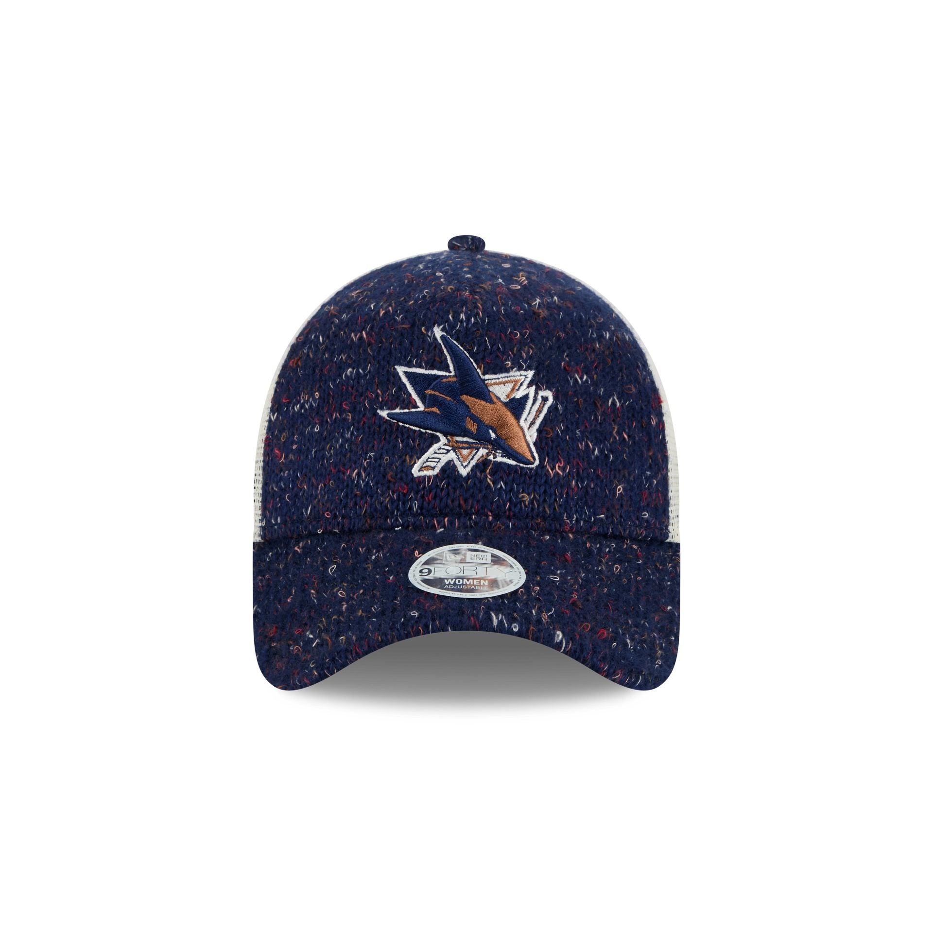 Alternative view of San Jose Sharks Knit Women's 9Forty A-Frame Trucker Hat