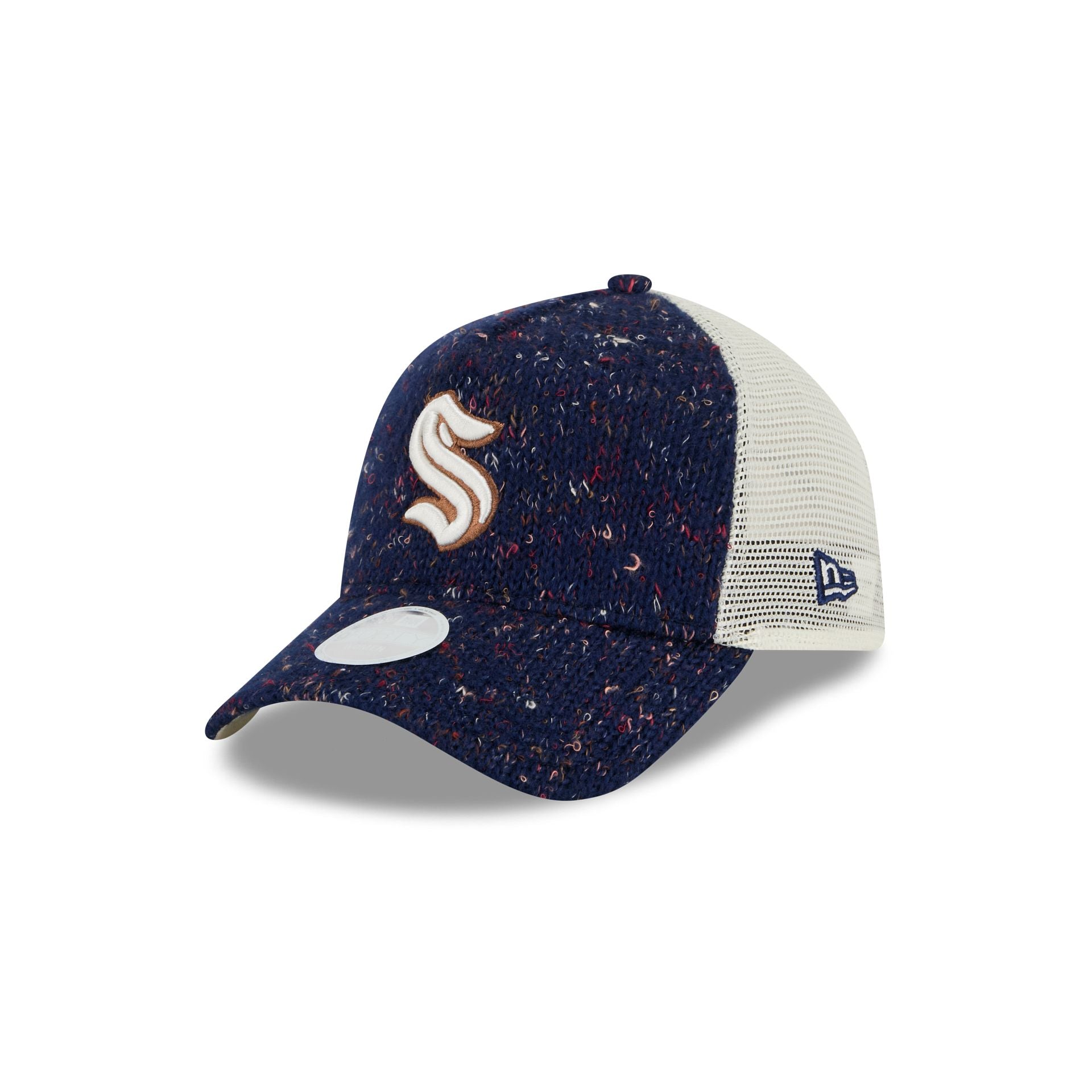 Seattle Kraken Knit Women's 9Forty A-Frame Trucker Hat