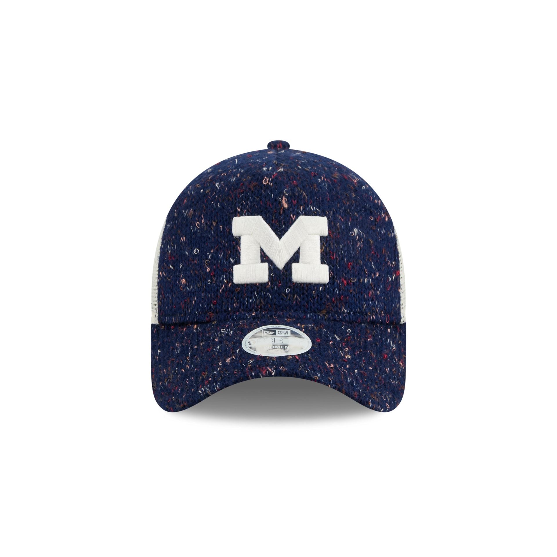 Alternative view of Michigan Wolverines Knit Women's 9Forty A-Frame Trucker Hat