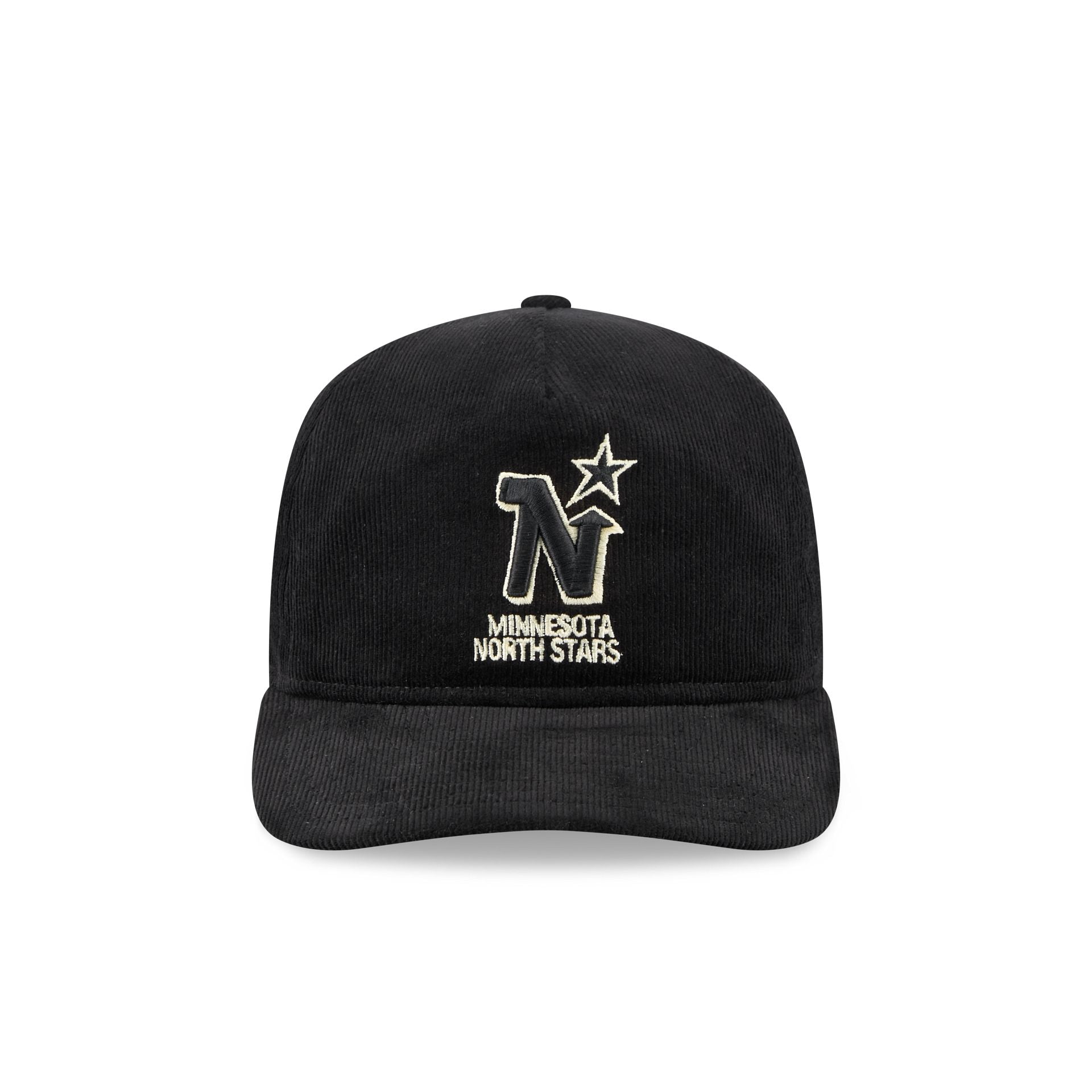 Alternative view of Minnesota North Stars Nostalgic Black Corduroy 19Twenty Adjustable Hat