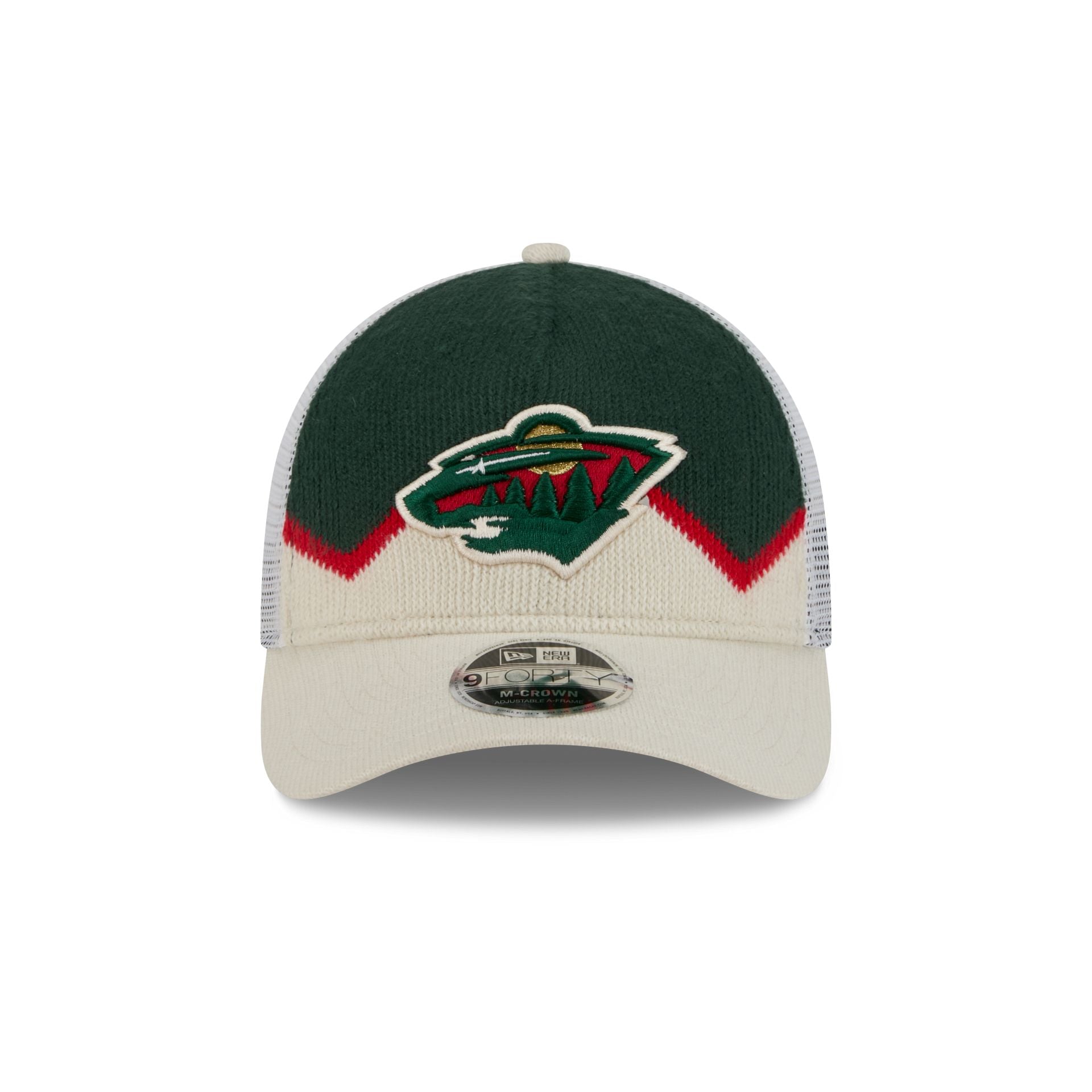 Alternative view of Minnesota Wild Sock 9Forty M-Crown A-Frame Trucker Hat
