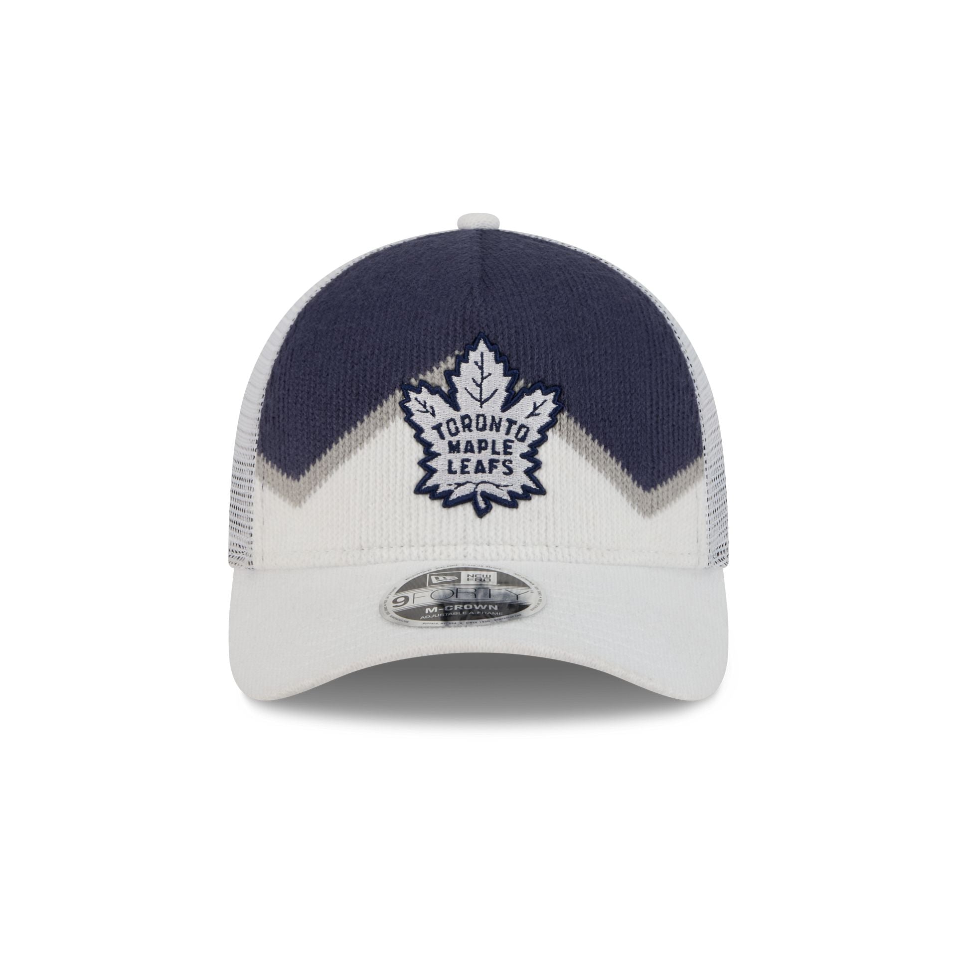 Alternative view of Toronto Maple Leafs Sock 9Forty M-Crown A-Frame Trucker Hat
