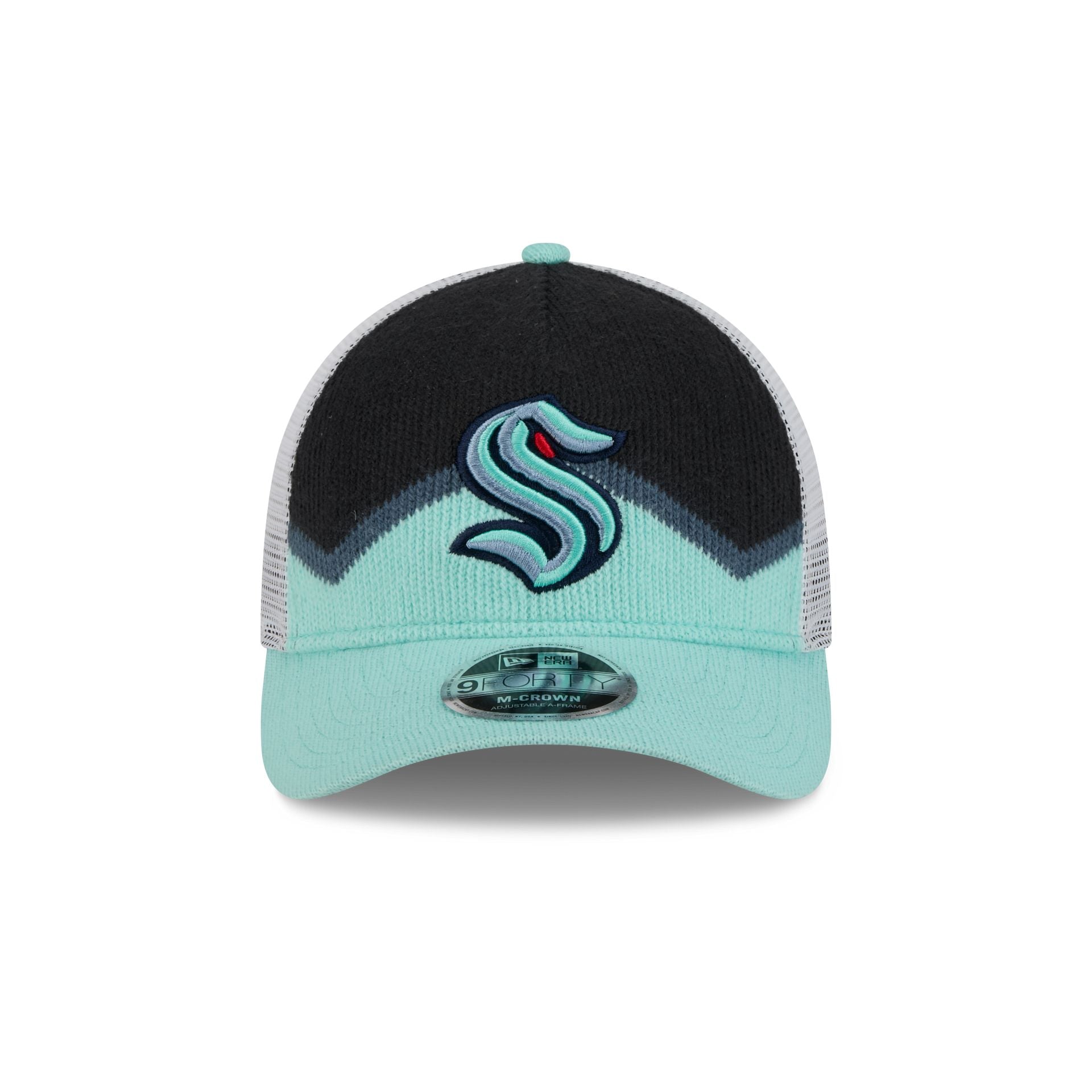 Alternative view of Seattle Kraken Sock 9Forty M-Crown A-Frame Trucker Hat