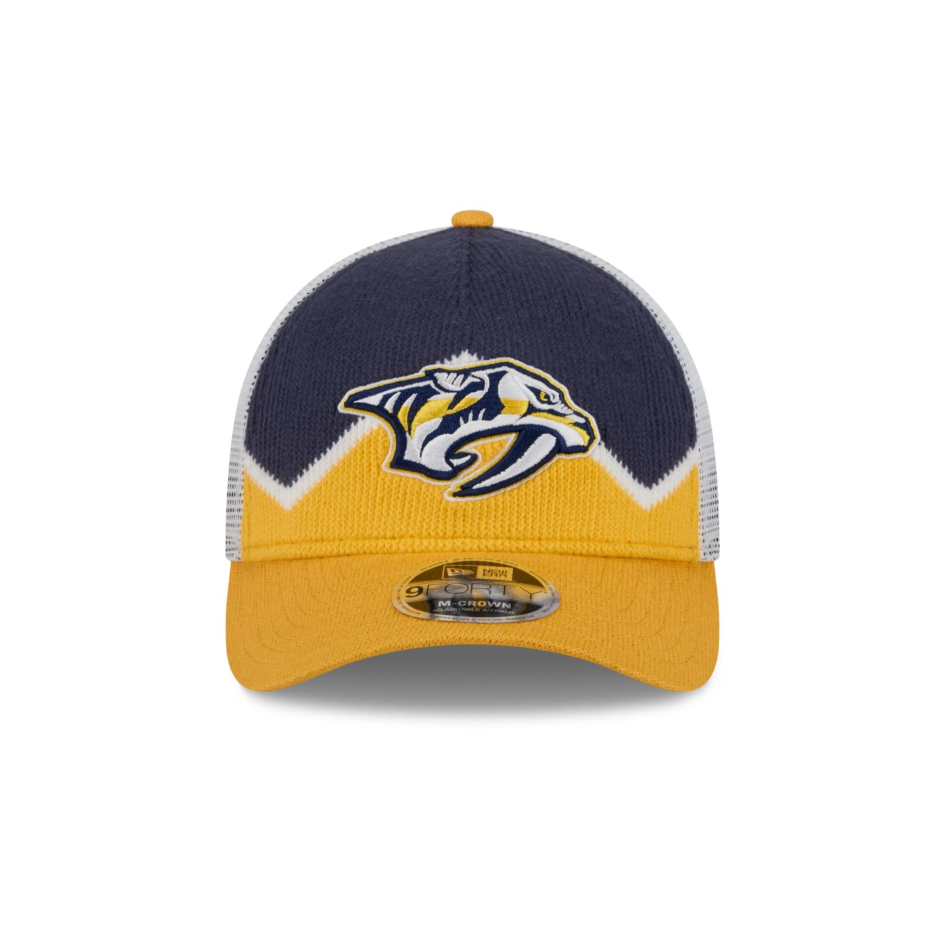 Alternative view of Nashville Predators Sock 9Forty M-Crown A-Frame Trucker Hat