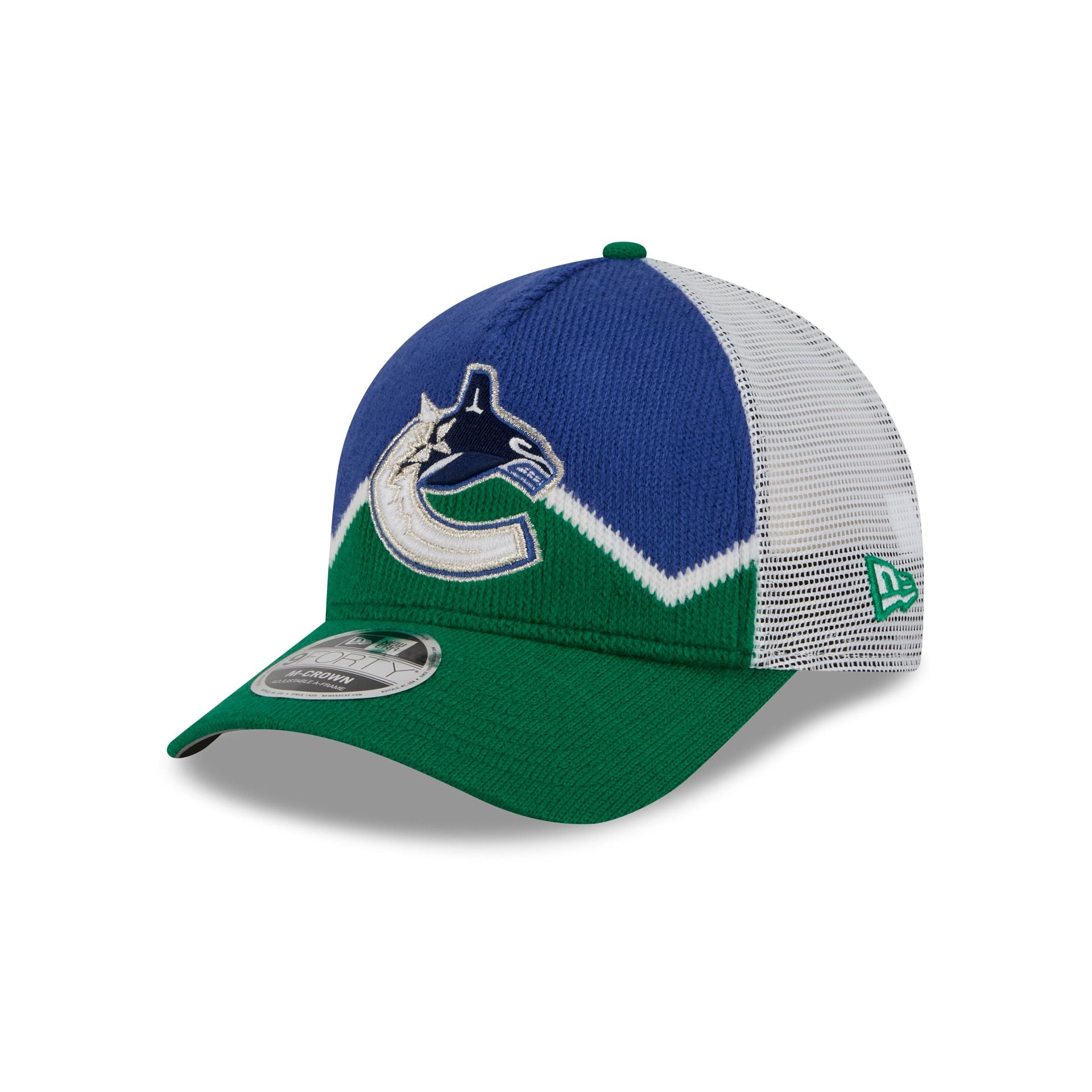 Vancouver Canucks Sock 9Forty M-Crown A-Frame Trucker Hat