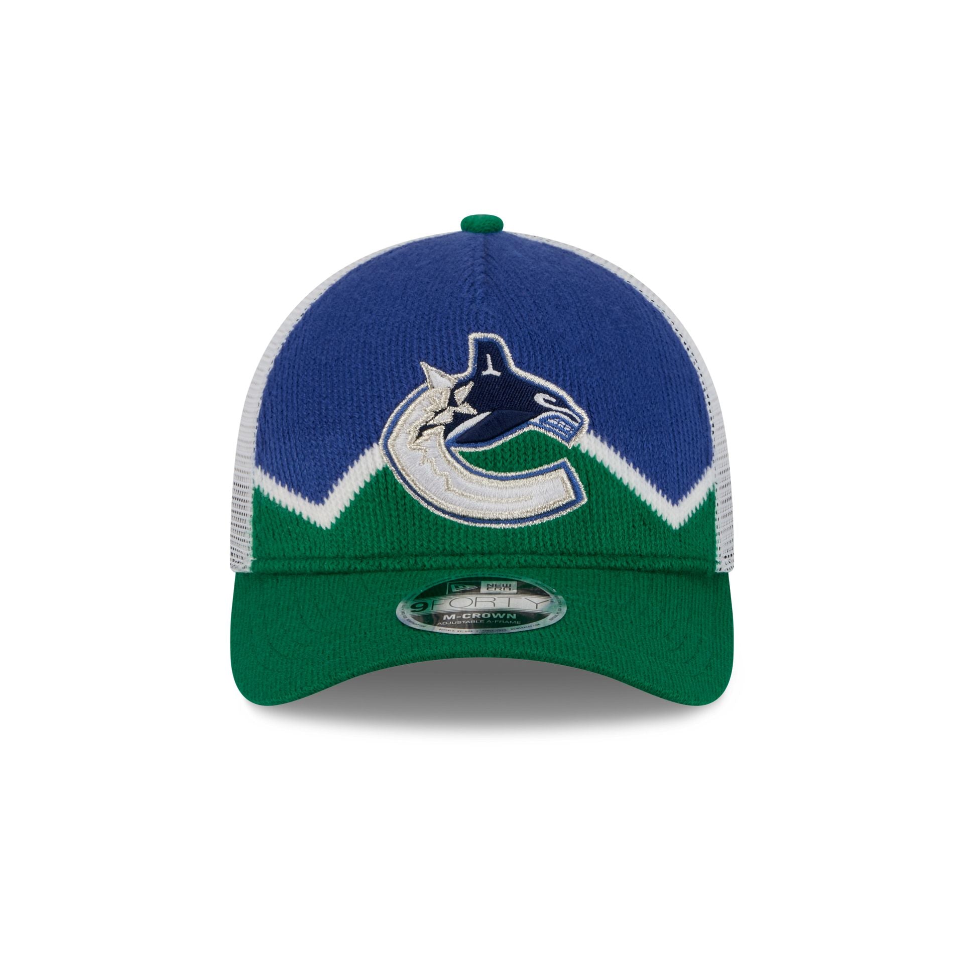 Alternative view of Vancouver Canucks Sock 9Forty M-Crown A-Frame Trucker Hat