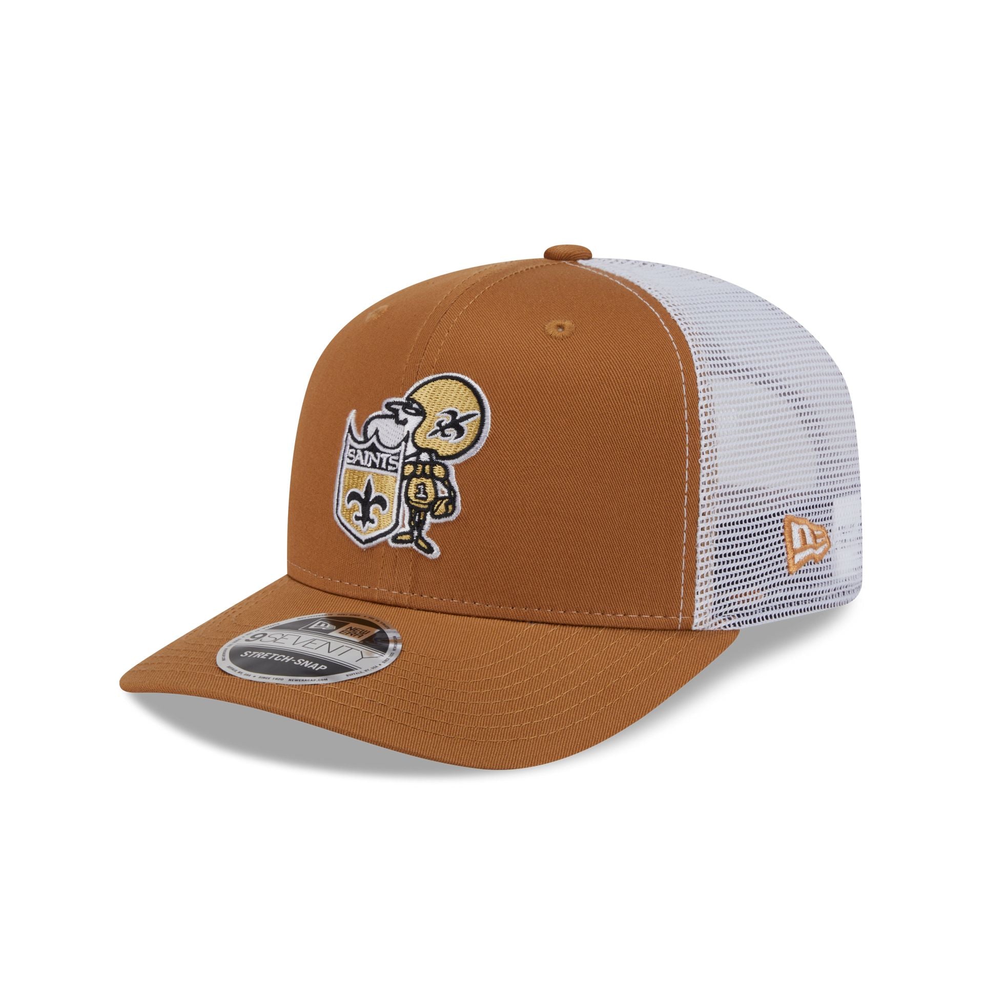 New Orleans Saints Bronze 9Seventy Trucker Hat