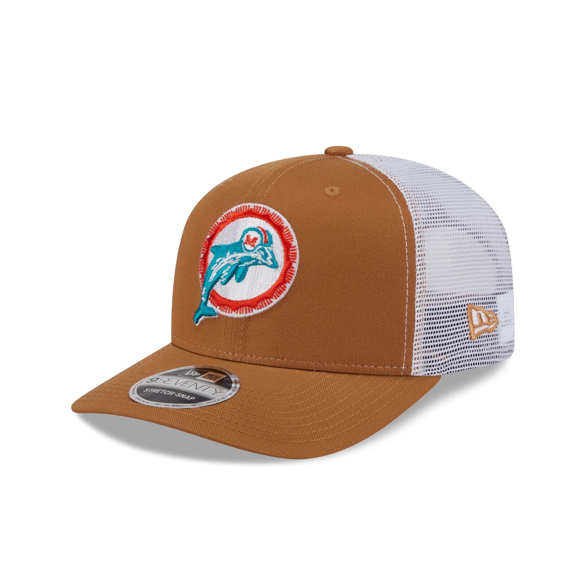 Miami Dolphins Bronze 9Seventy Trucker Hat