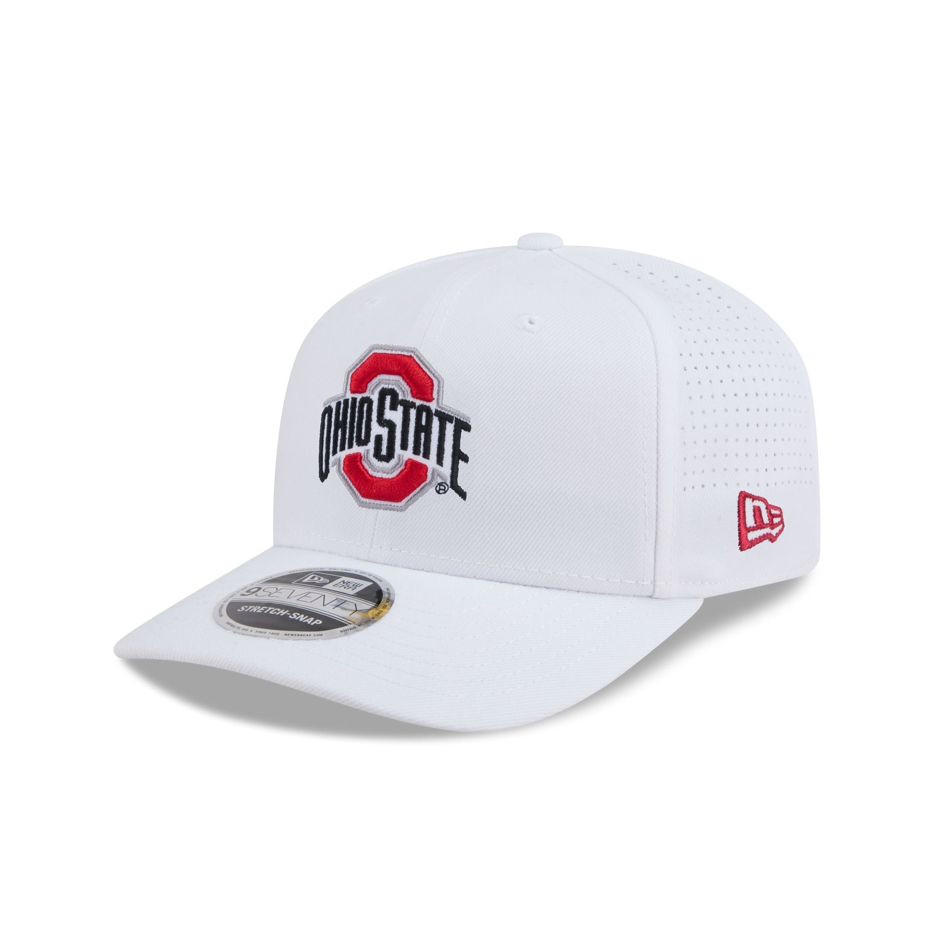 Ohio State Buckeyes Optic White Performance 9Seventy Stretch-Snap Hat
