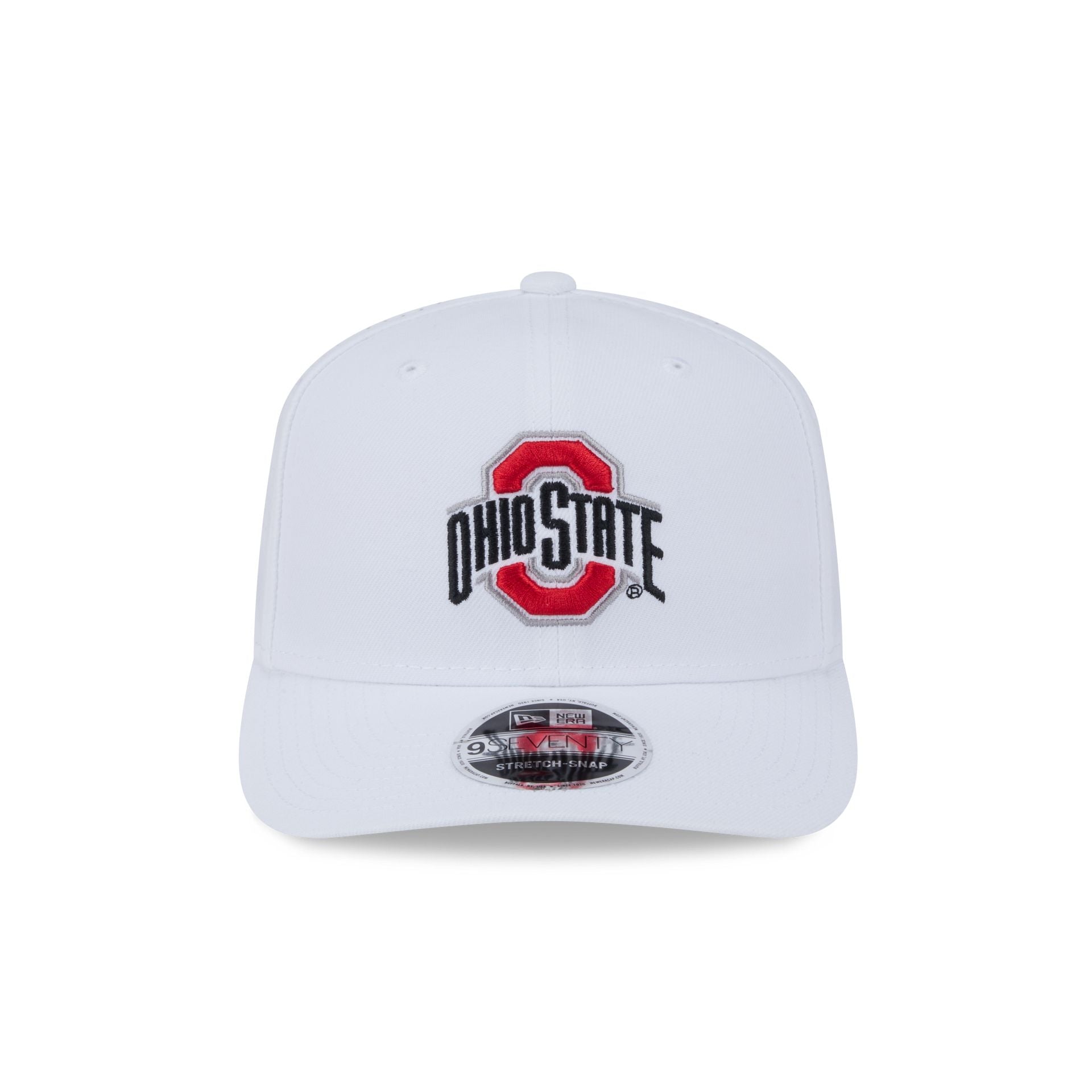 Alternative view of Ohio State Buckeyes Optic White Performance 9Seventy Stretch-Snap Hat