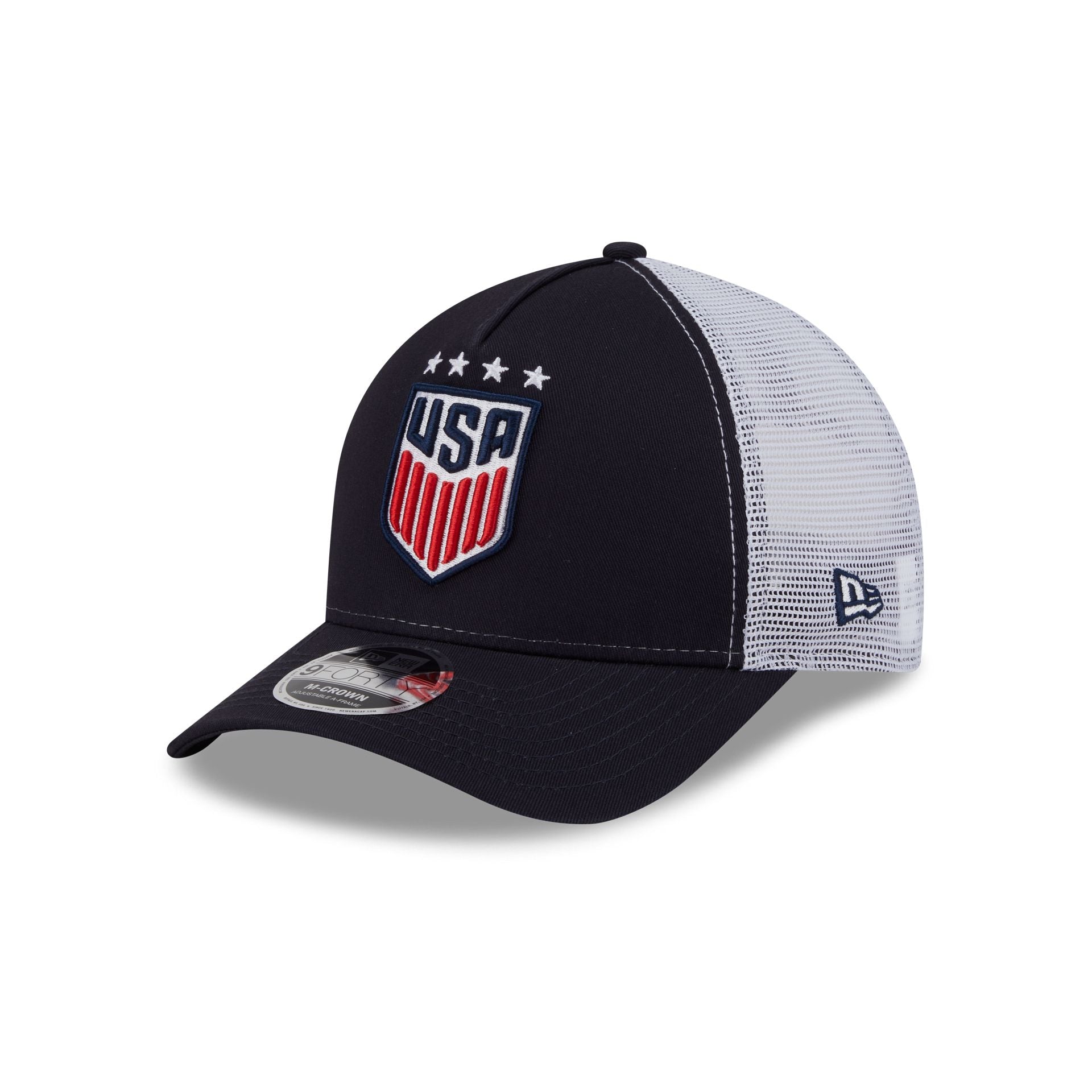 U.S. Soccer Women's National Team Navy 9Forty M-Crown A-Frame Trucker Hat