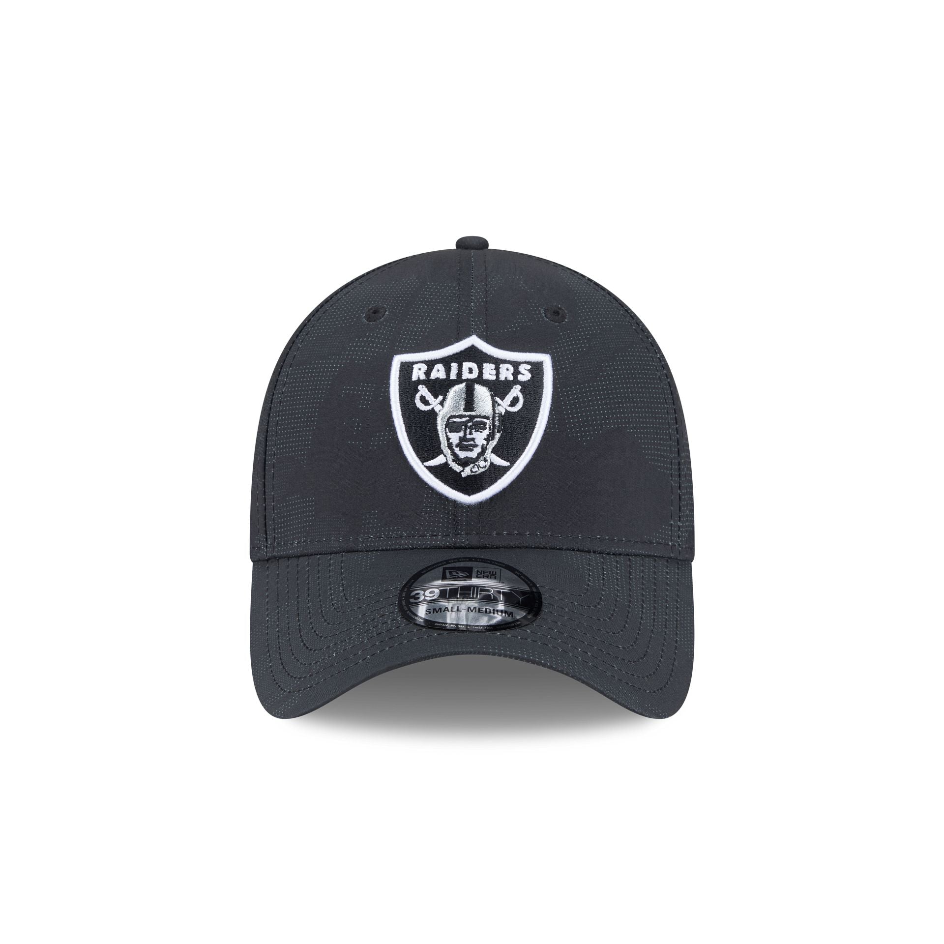 Alternative view of Las Vegas Raiders Tonal Camo 39Thirty Stretch Fit Hat