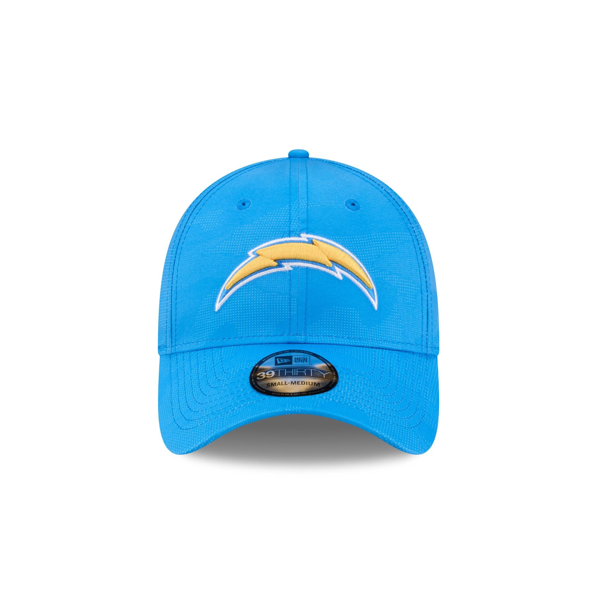 Alternative view of Los Angeles Chargers Tonal Camo 39Thirty Stretch Fit Hat