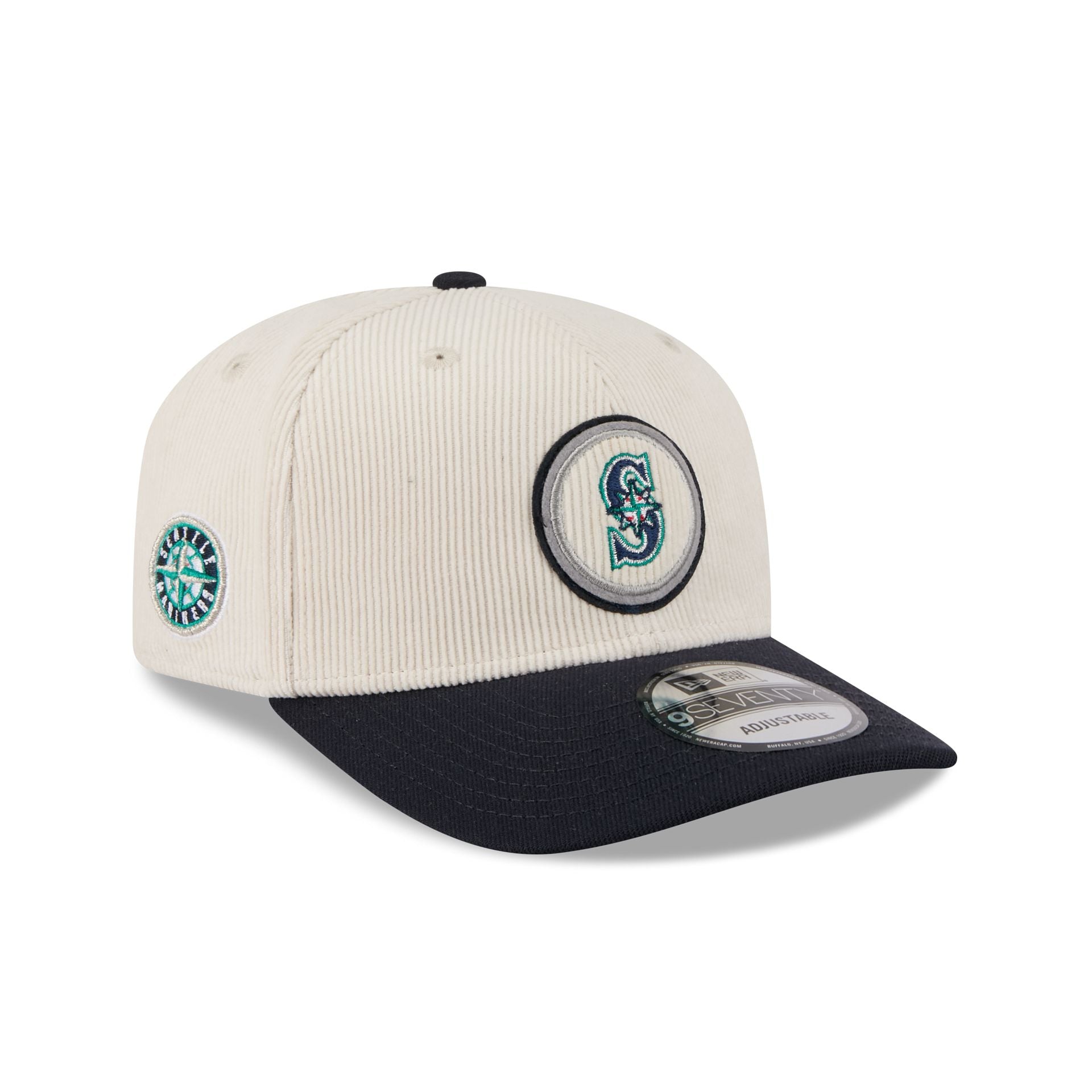 Seattle Mariners Loyal Corduroy 9Seventy Stretch-Snap Hat
