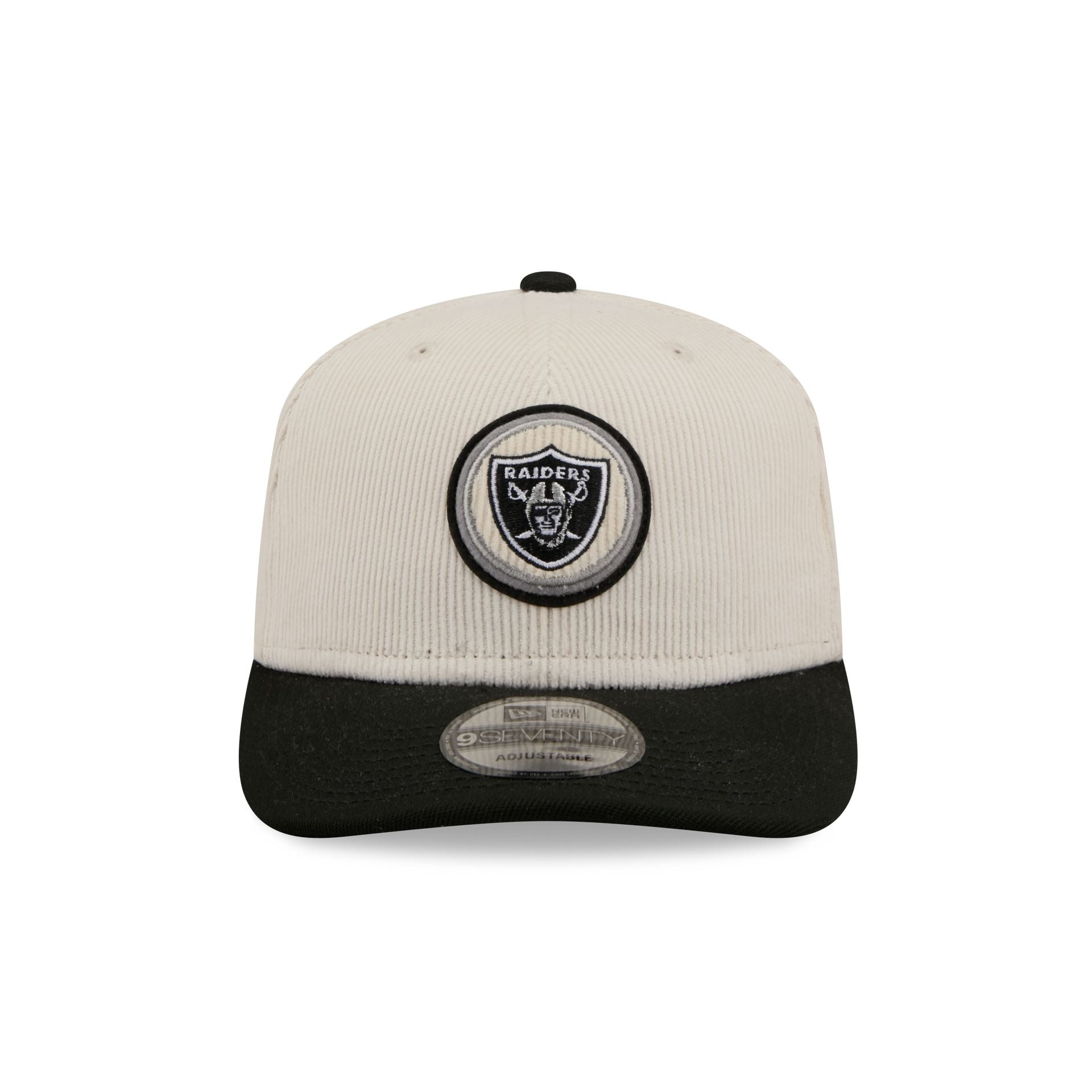 Alternative view of Las Vegas Raiders Loyal Corduroy 9Seventy Stretch-Snap Hat