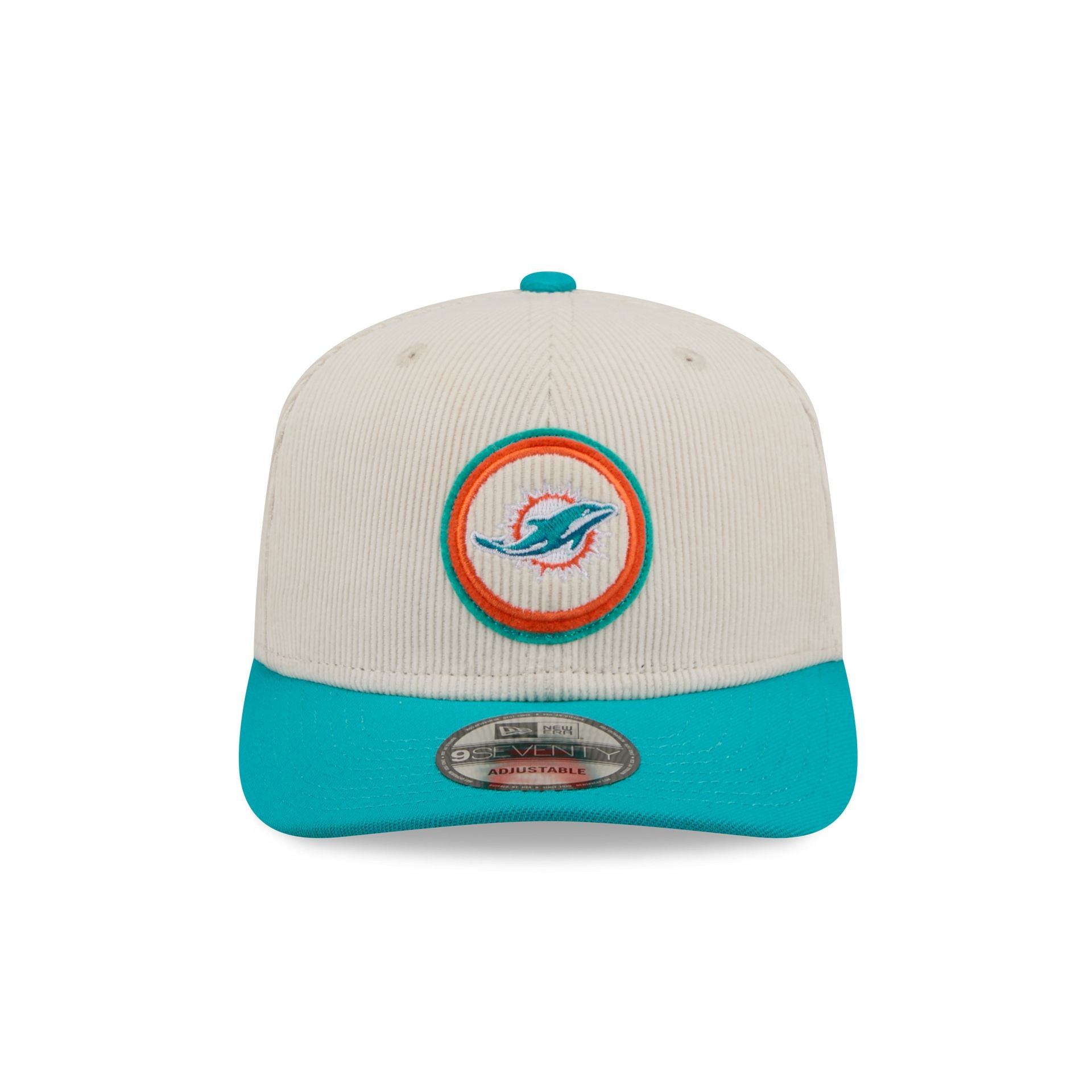 Alternative view of Miami Dolphins Loyal Corduroy 9Seventy Stretch-Snap Hat